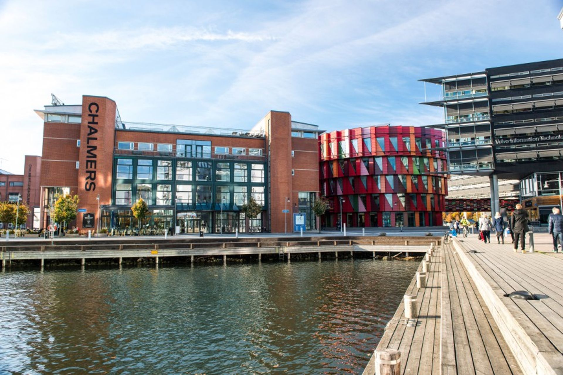 The Chalmers University of Technology's Campus Lindholmen buildings.