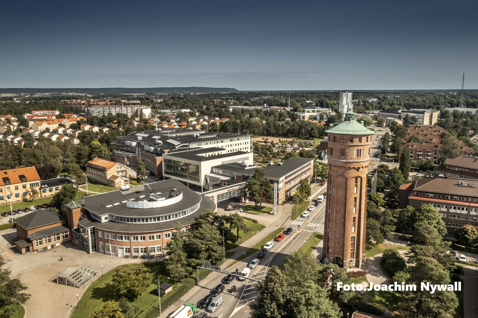 Bird's eye view of University West