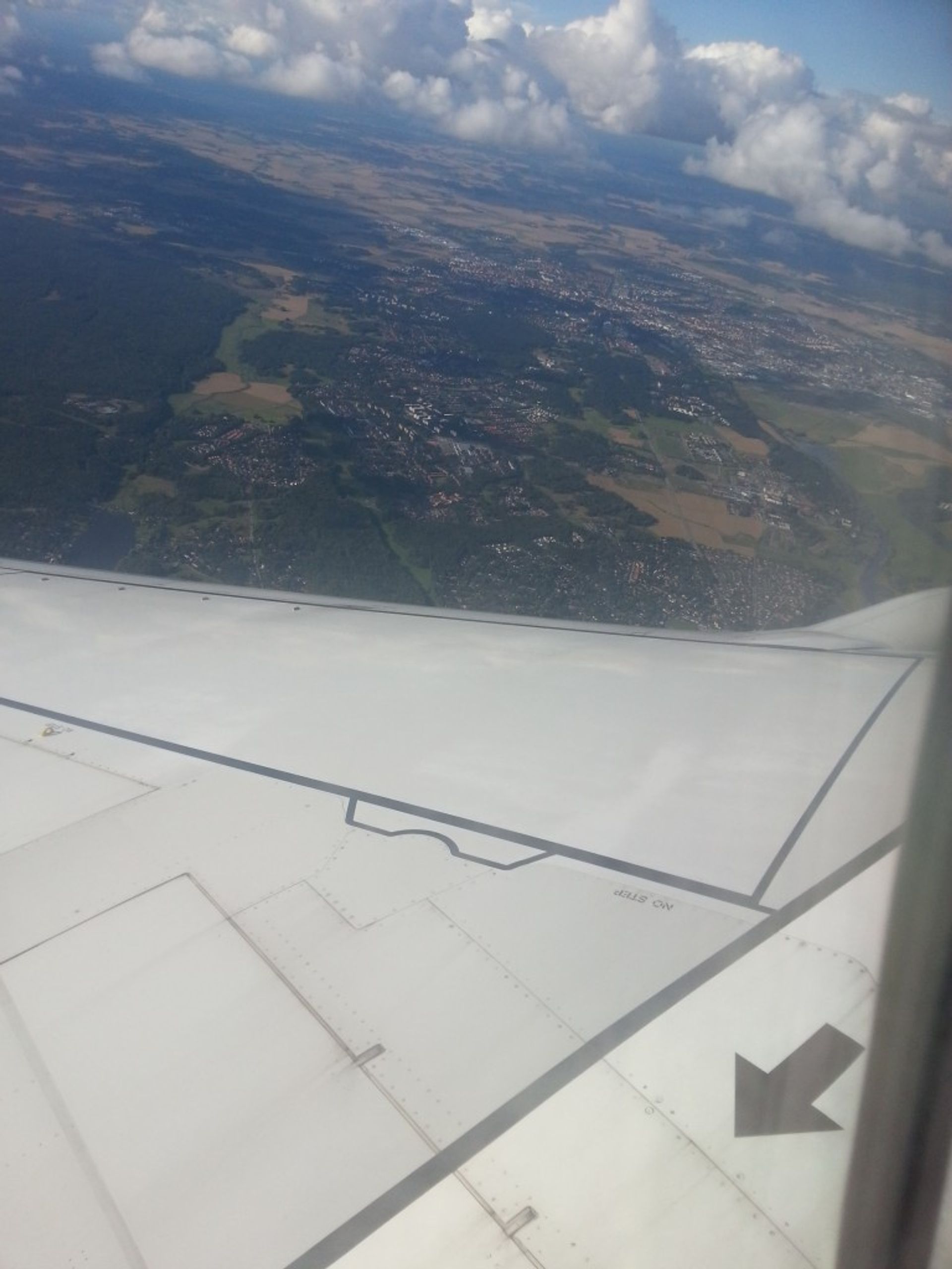 Landing in Stockholm