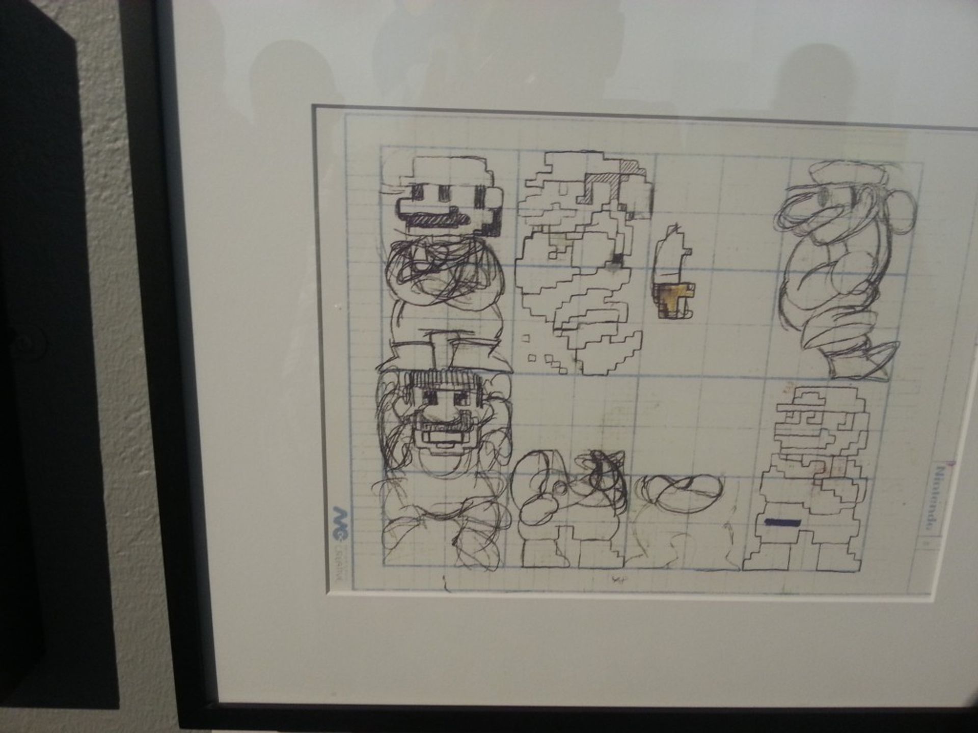 GASP! Miyamoto's ORIGINAL conceptual hand-drawing of Mario for Donkey Kong... :'D