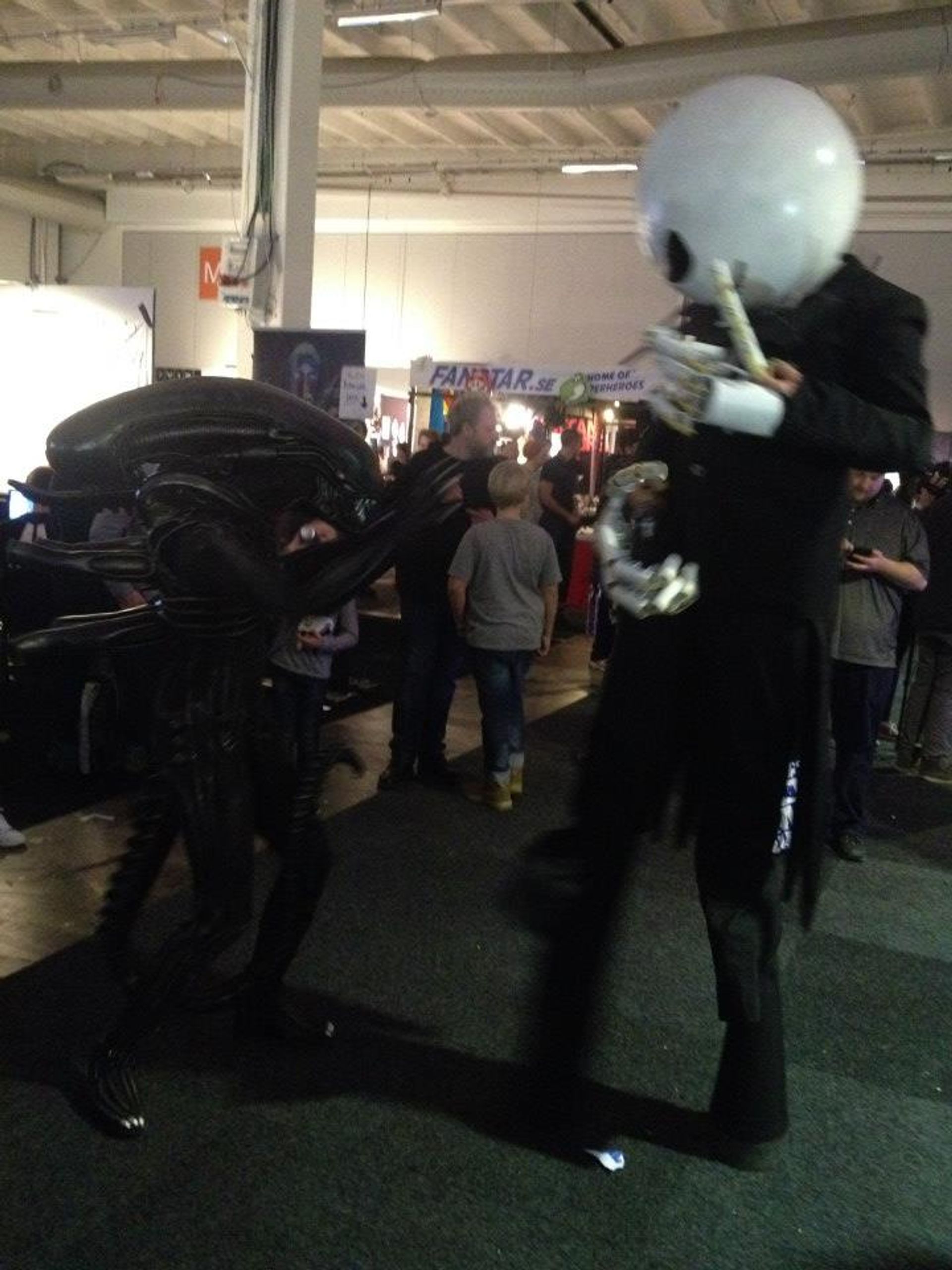 Watching a knife-fight between Jack Skellington and a Xenomorph