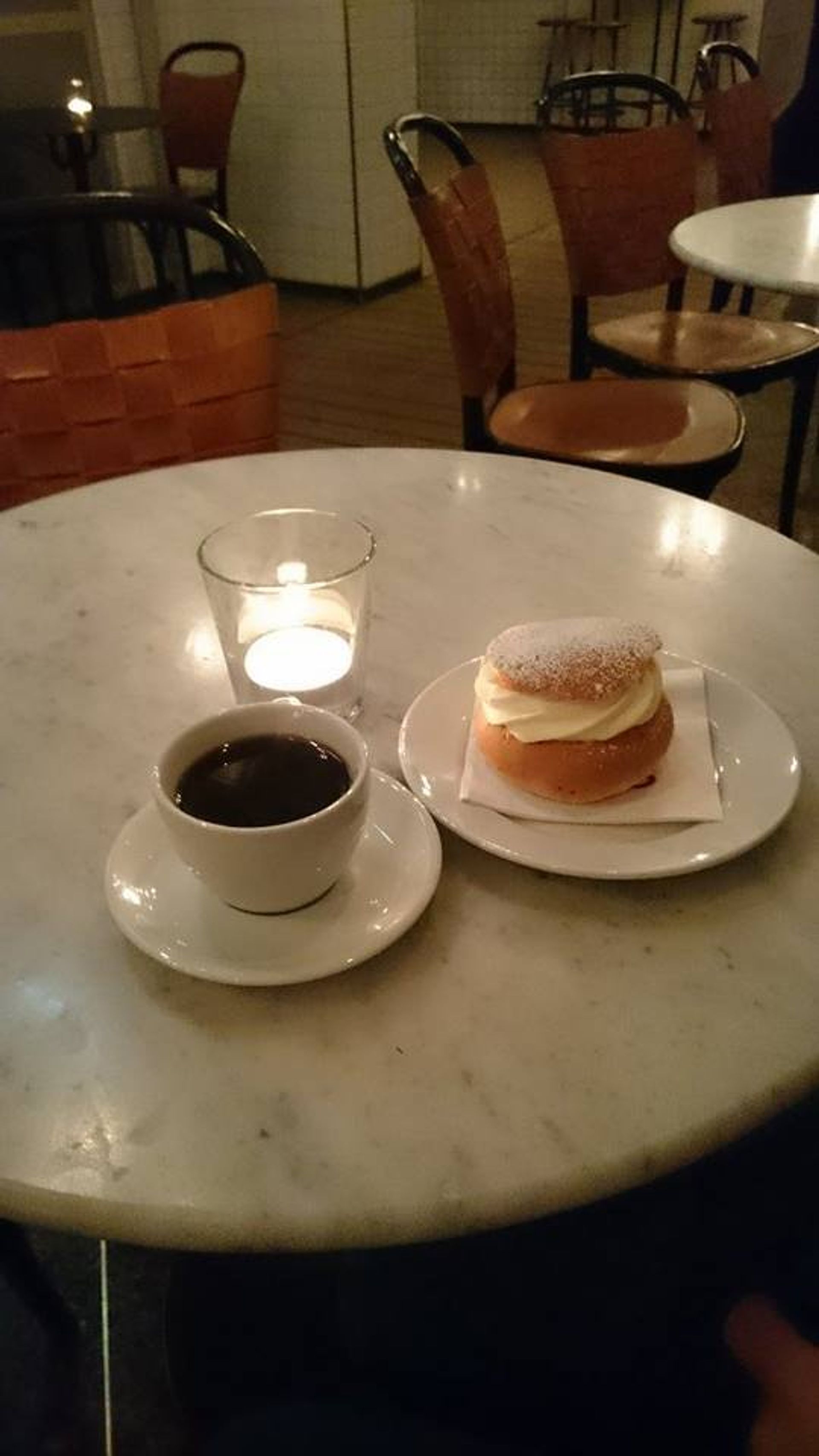Semla and coffee- A match made in heaven.