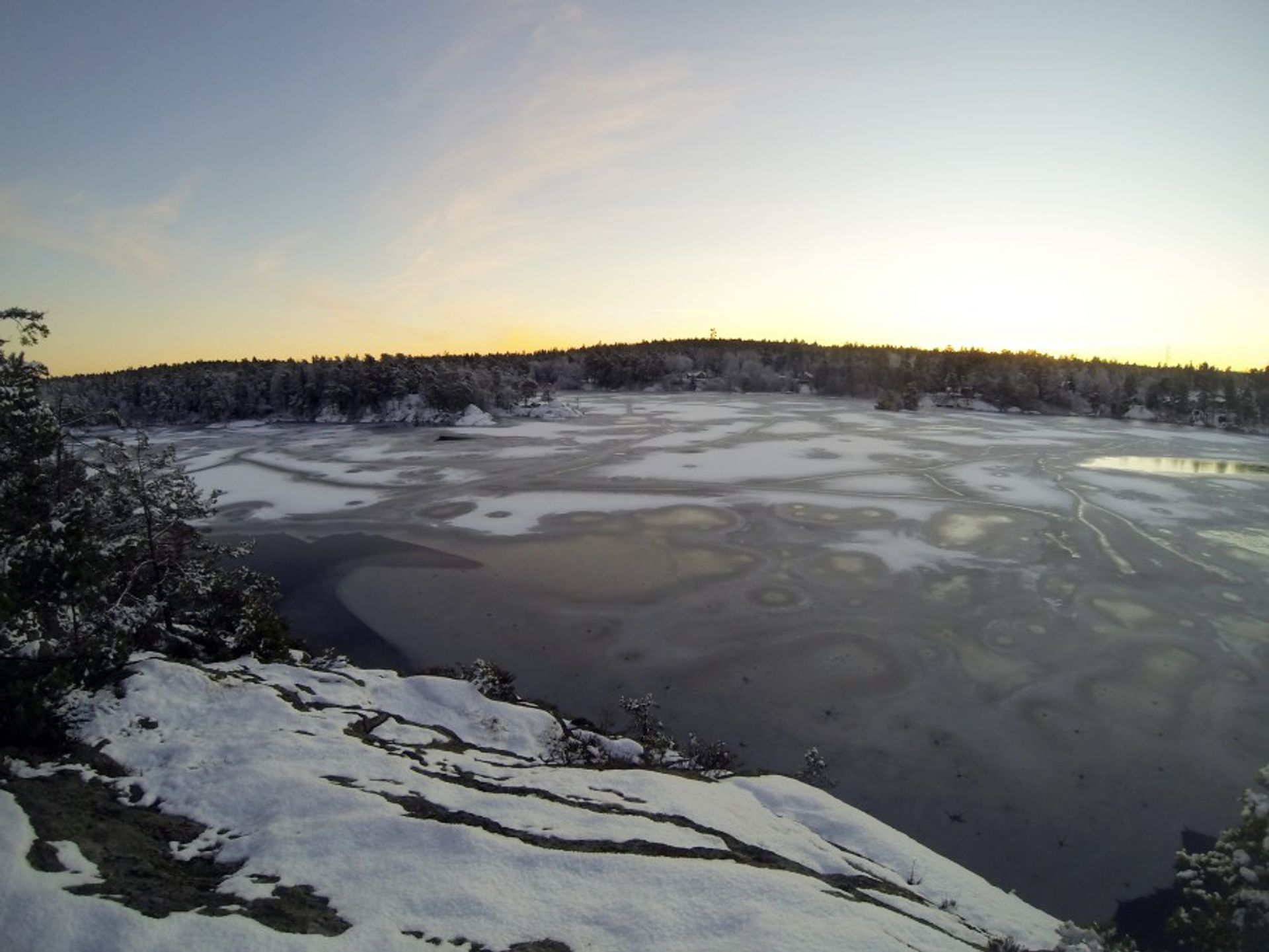 iced lake