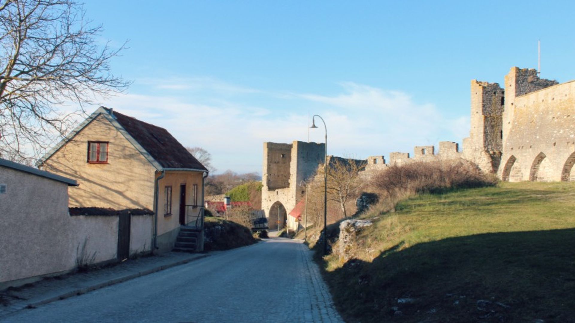 visby wall in gotland