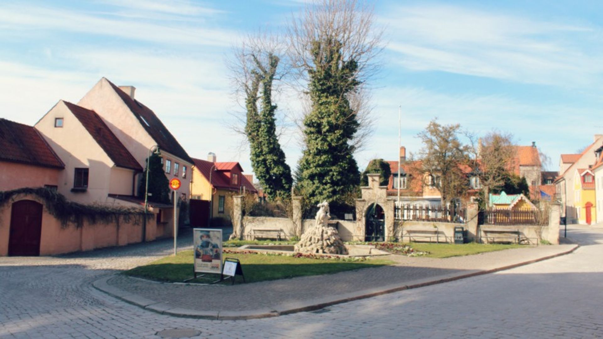 visby centrum in gotland