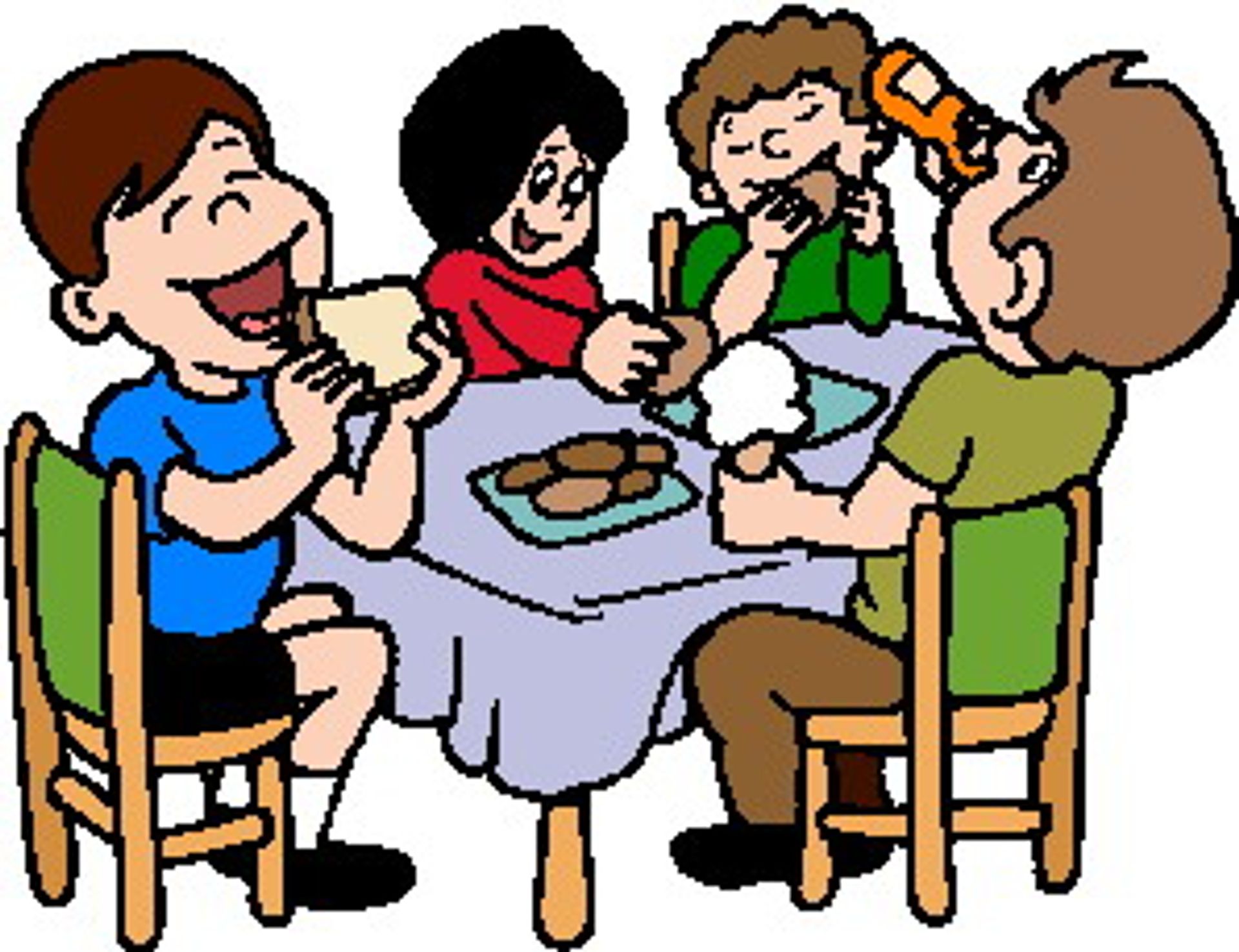 Kids-lunch-clipart-together