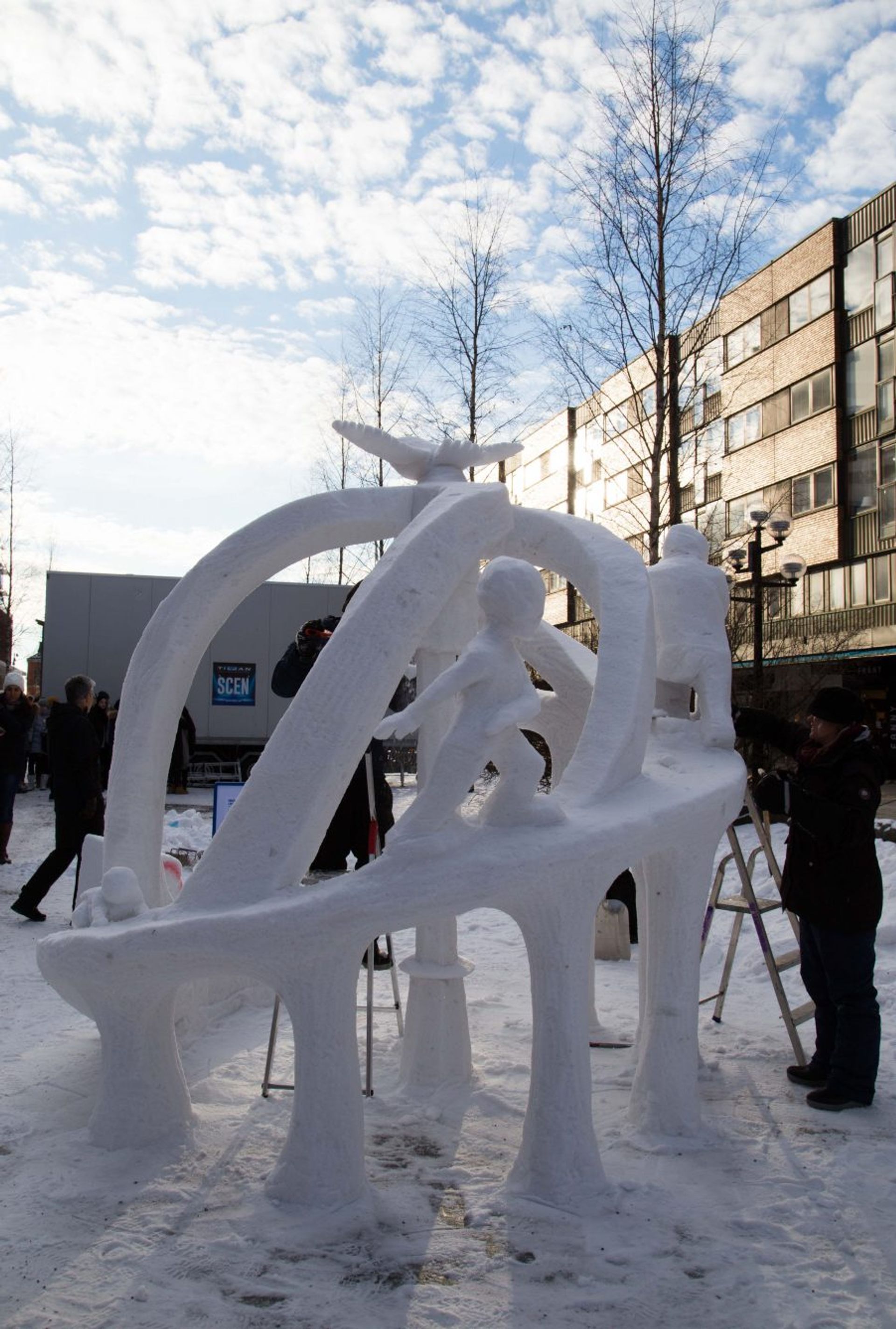 Umeå snow sculpture championship