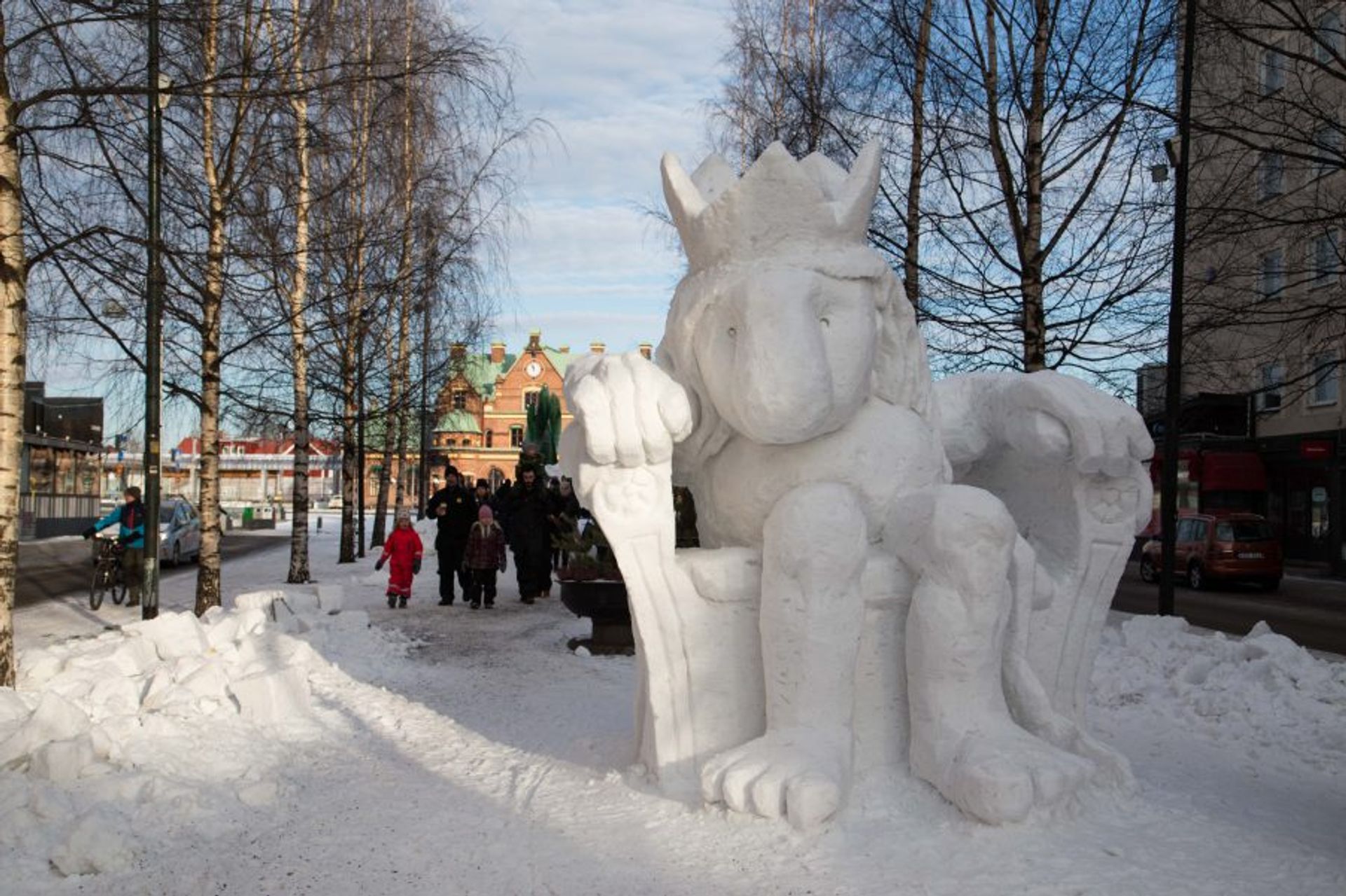 Umeå snow sculpture championship