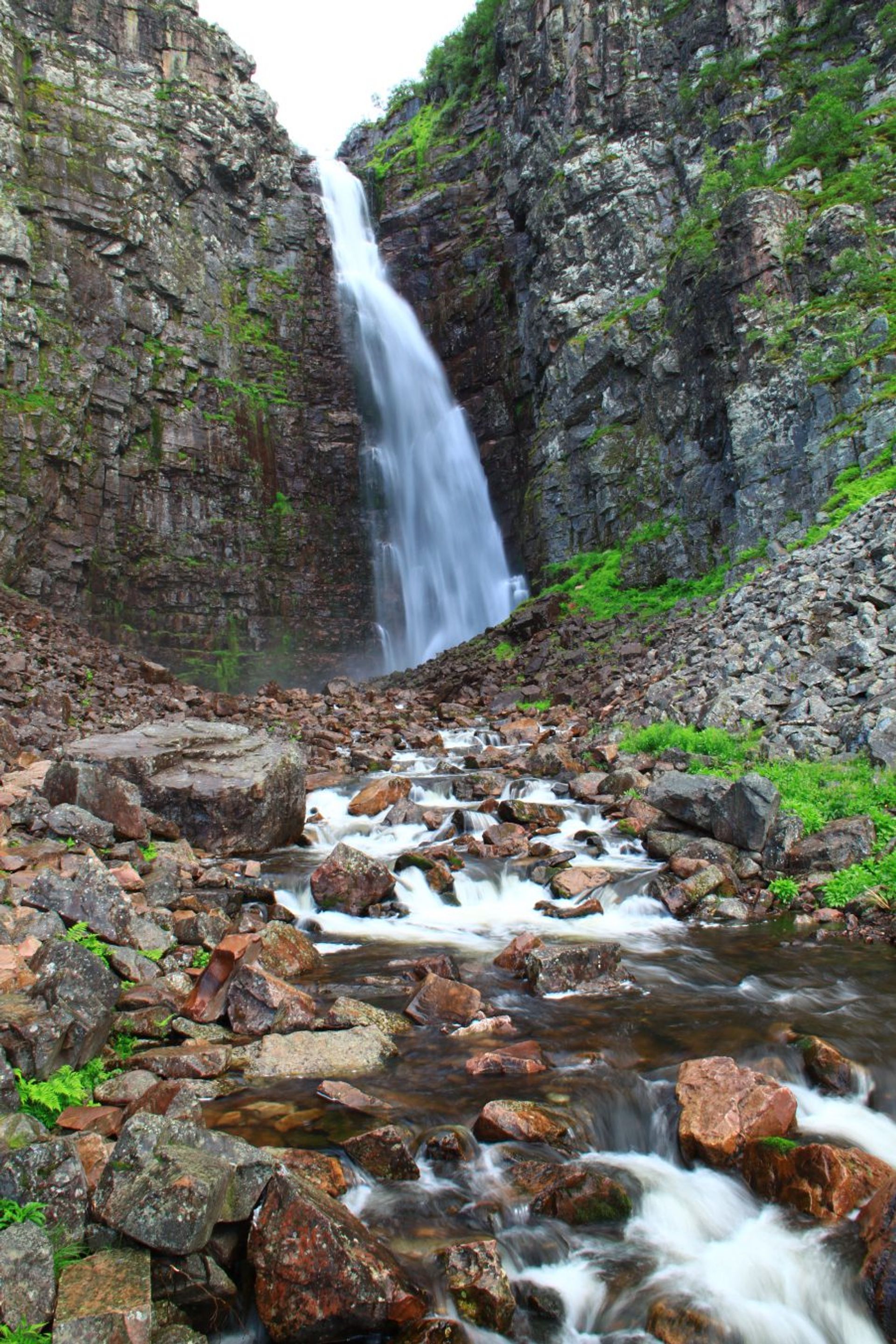 Njupskär Waterfall