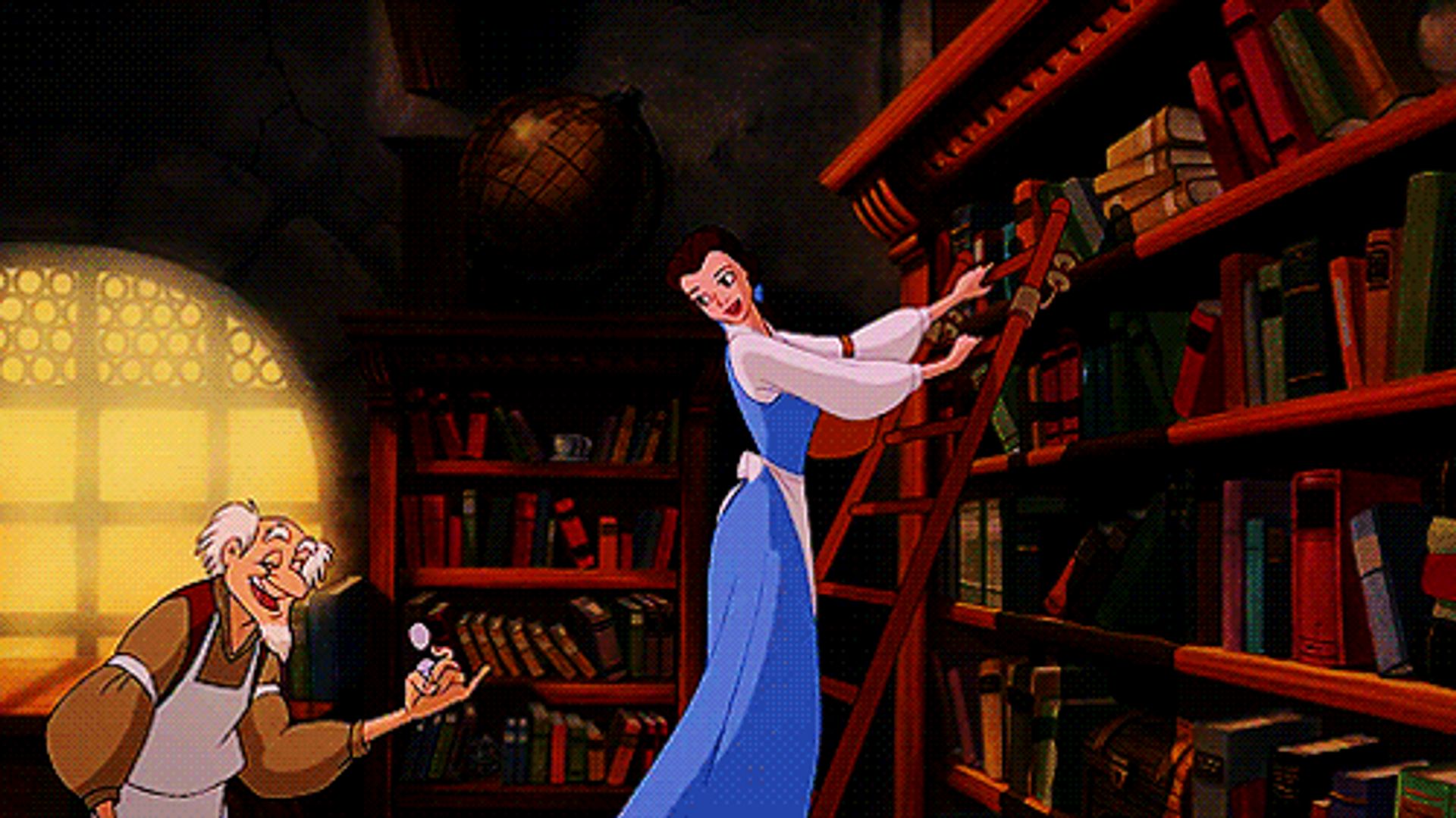 Animation books. Библиотека Бель красавица и чудовище. Красавица и чудовище Белль в библиотеке. Красавица и чудовище Бель с книгой. Бель в библиотеке чудовища.