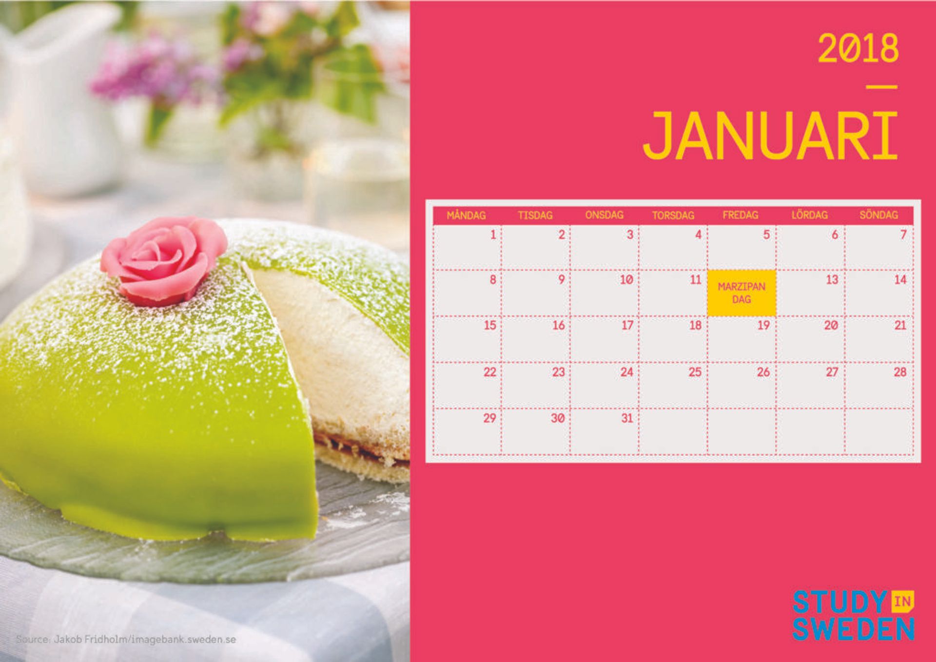 Cake 2024 Wall Calendar