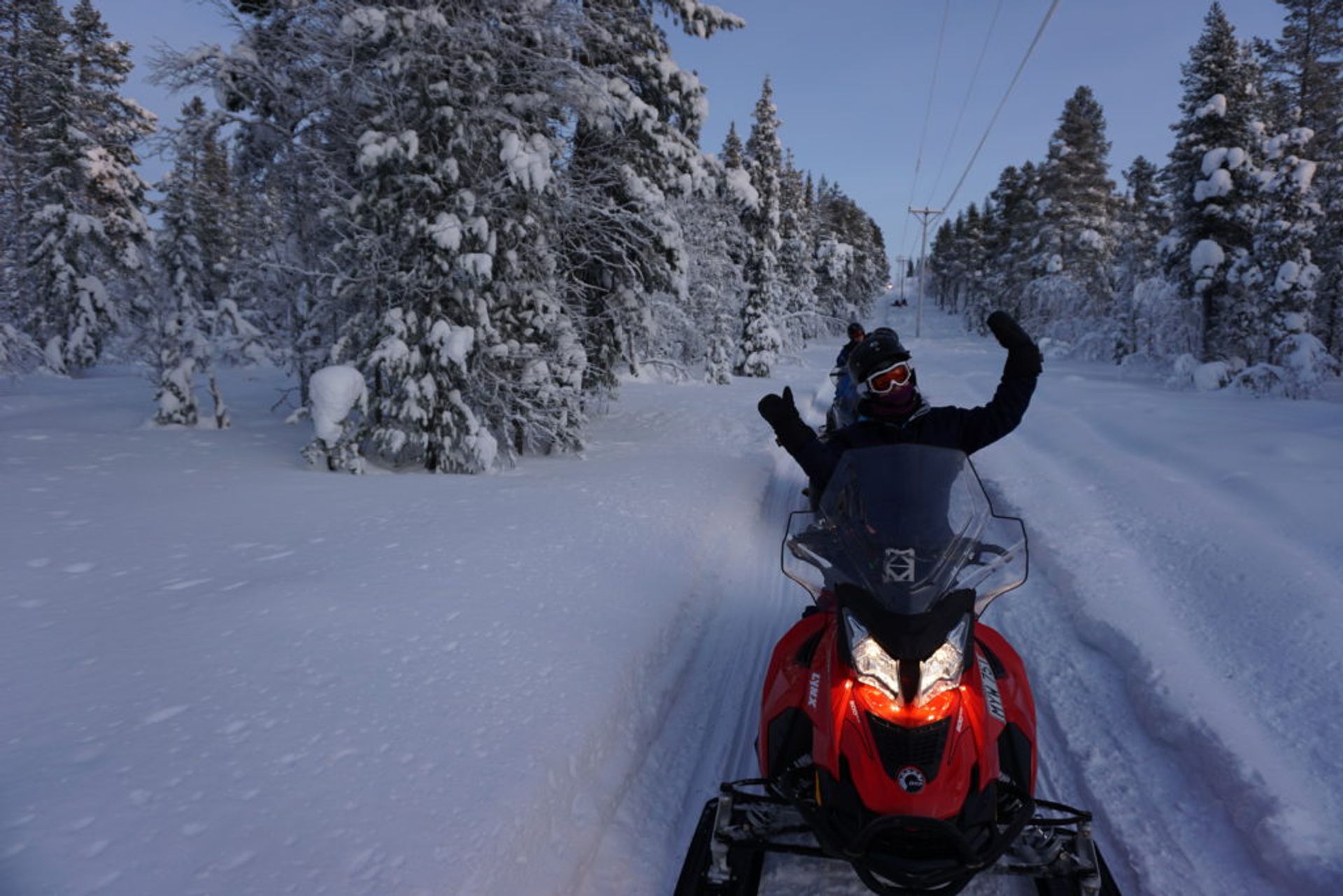 Snow scooter tour, Source: Inez