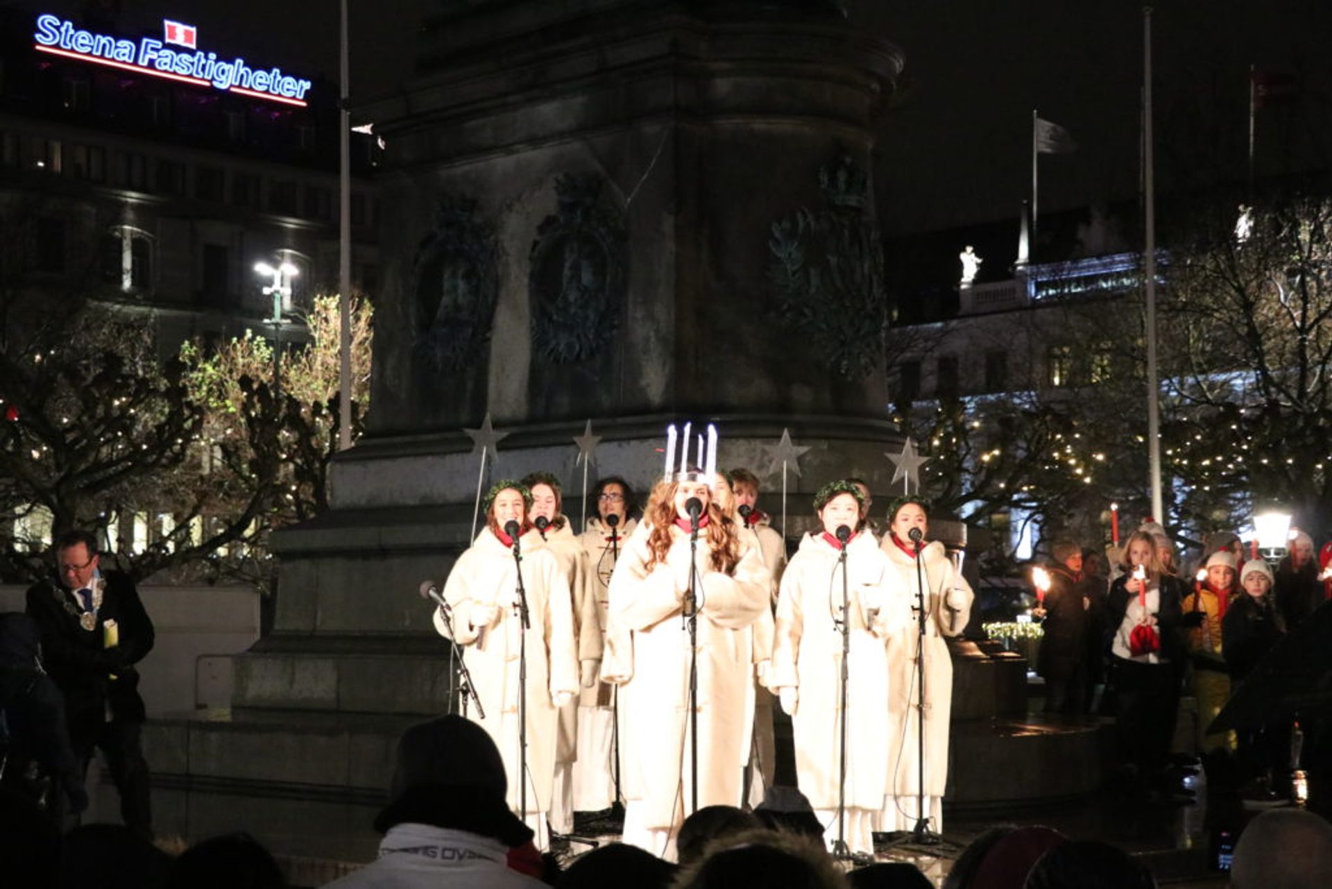 A photo showing the St. Lucia ceremony