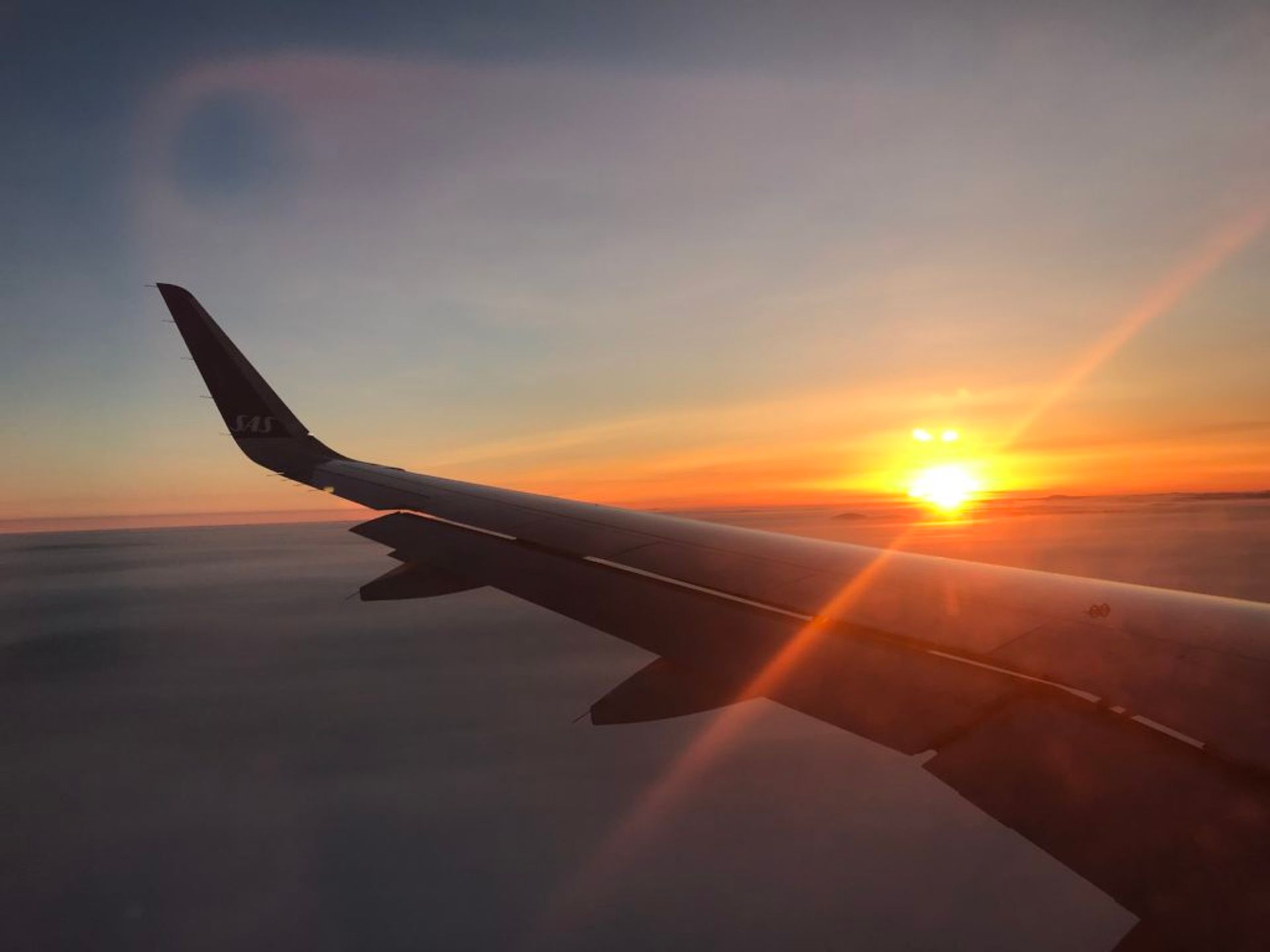 Flying to Kiruna with SAS Youth, Source: Inez