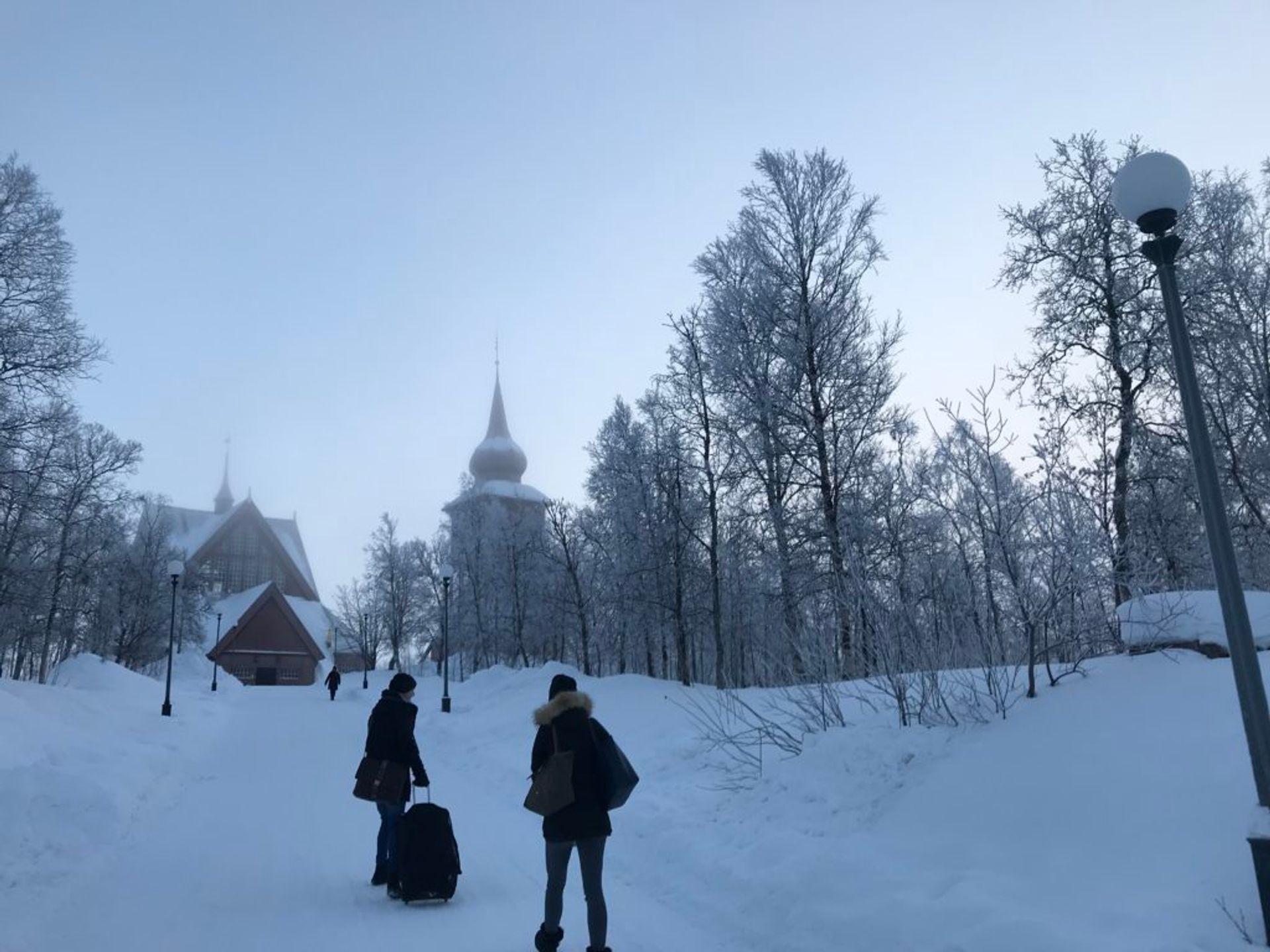 Exploring Kiruna city before heading to the camp, Source: Inez