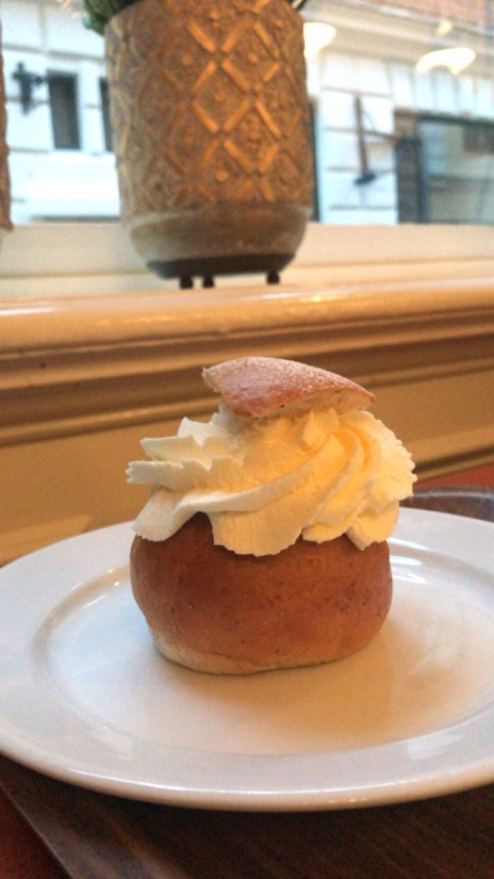 a photo of the Swedish Easter treat, Semla