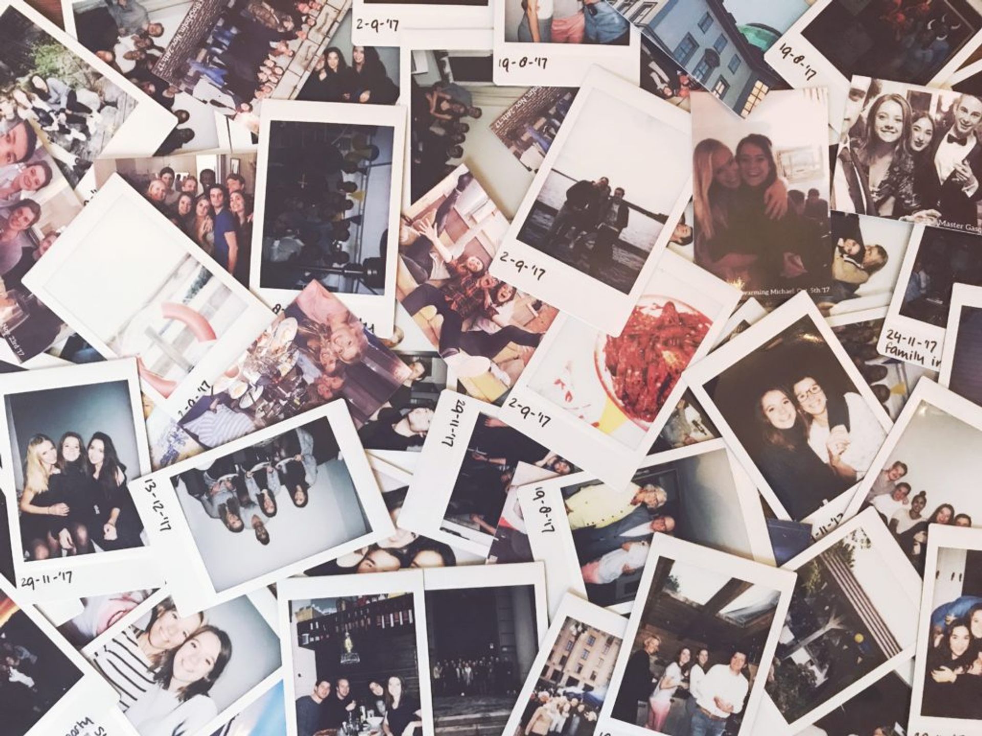 Selection of my Polaroid pictures, Source: Inez