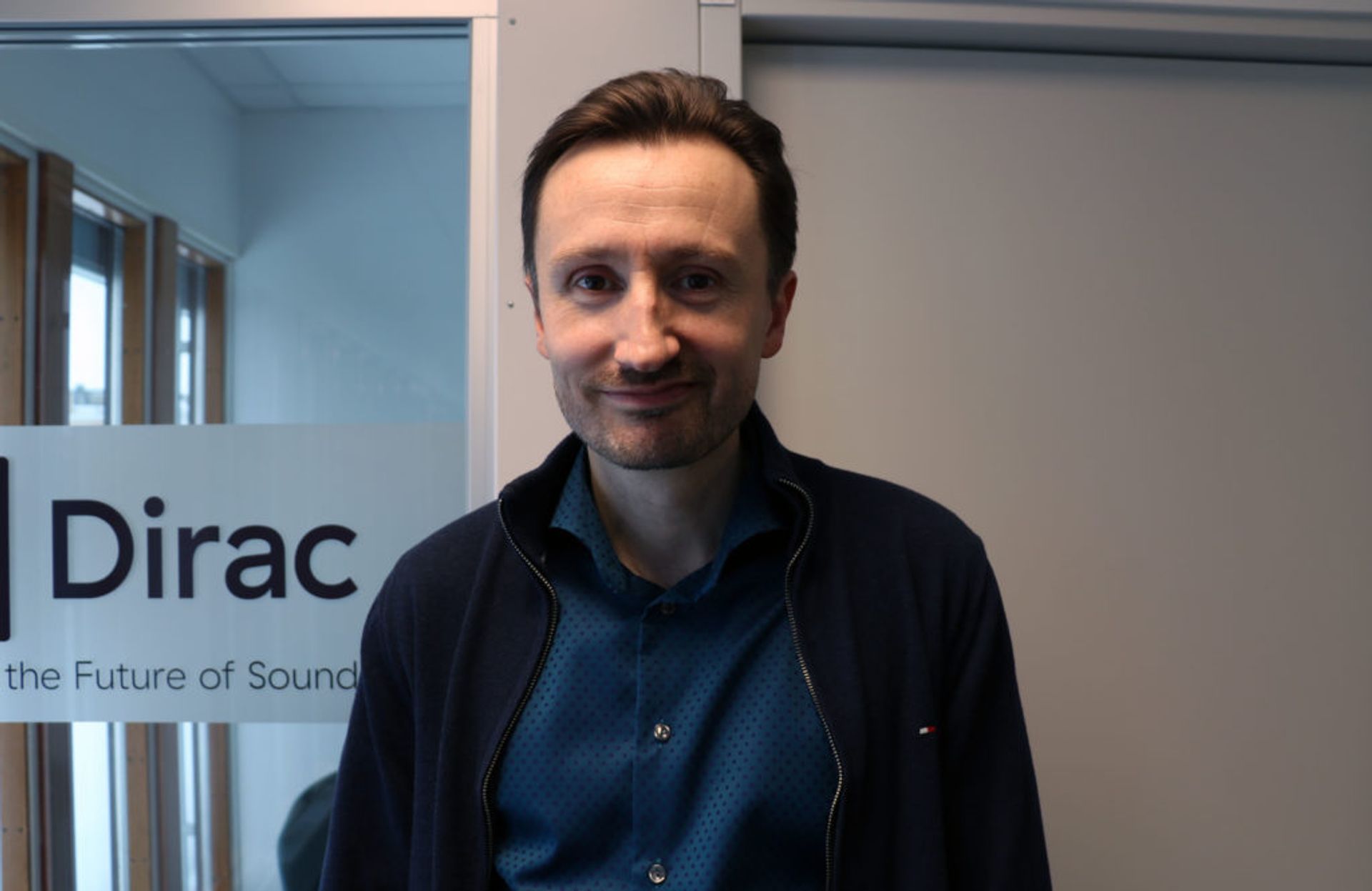 Mattias Johansson, CEO & co-founder of Dirac (Source: Raeed)