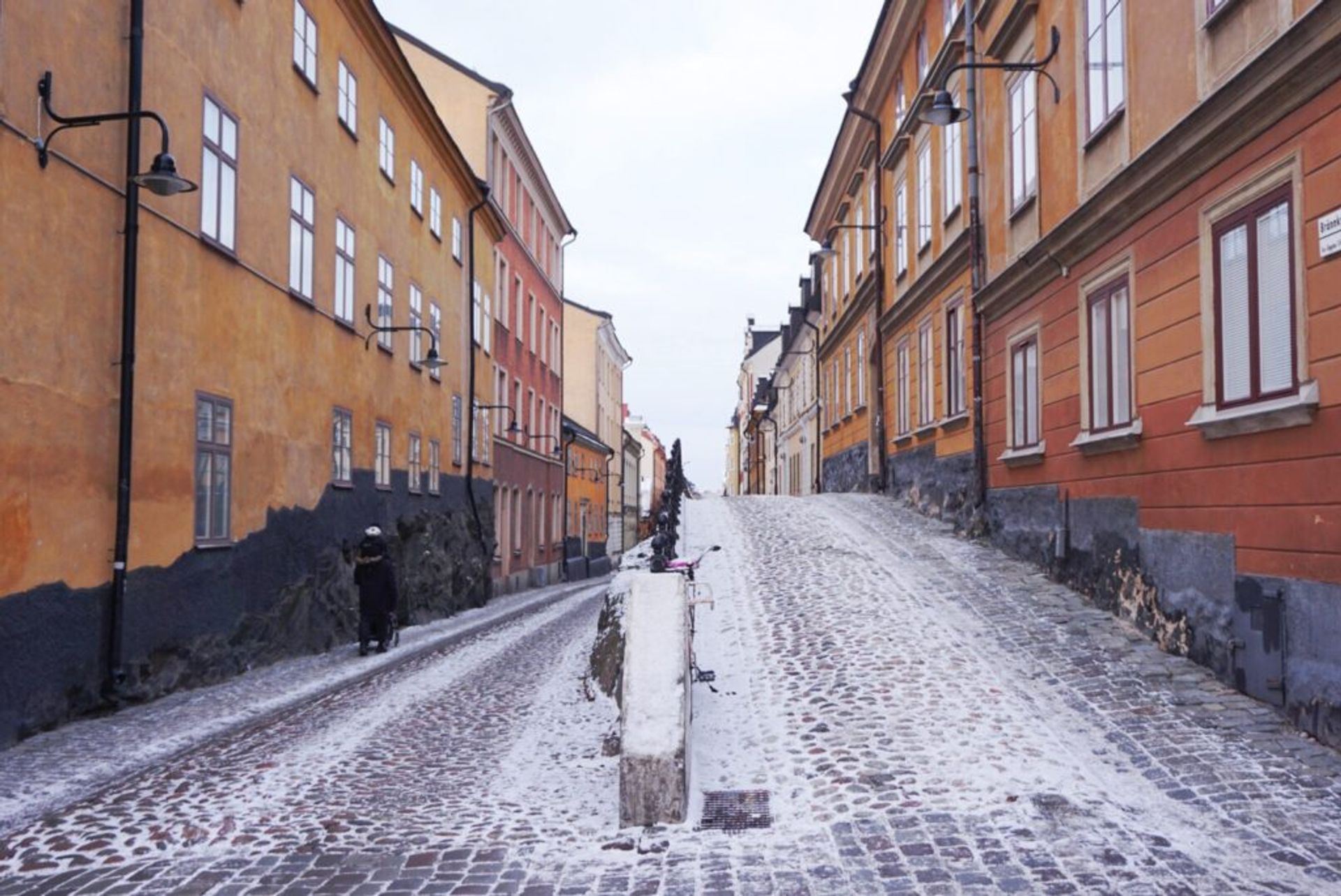 Snowy streets of Stockholm, Source: Inez