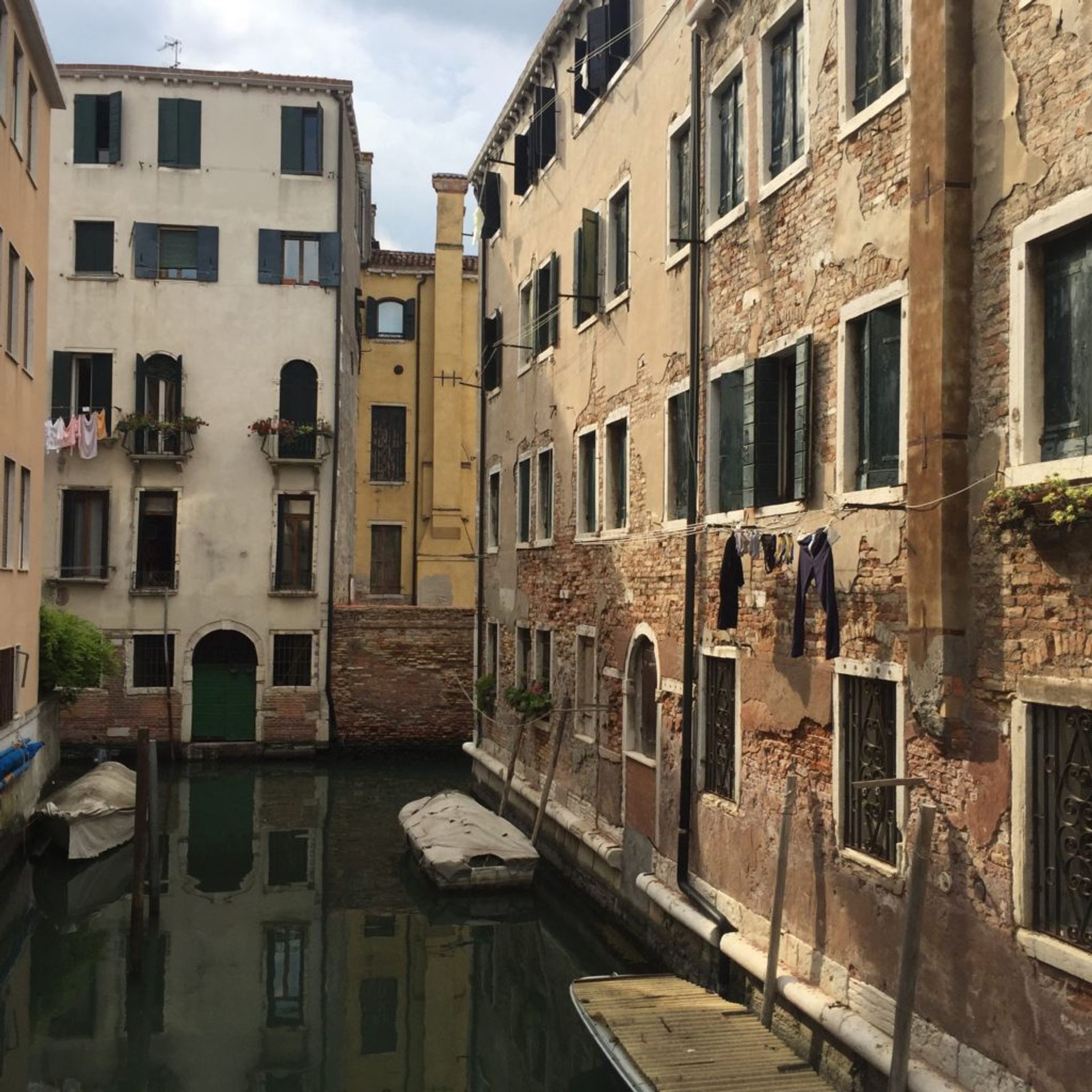 The aforementioned pants on the washing line, Venice in June 2018 