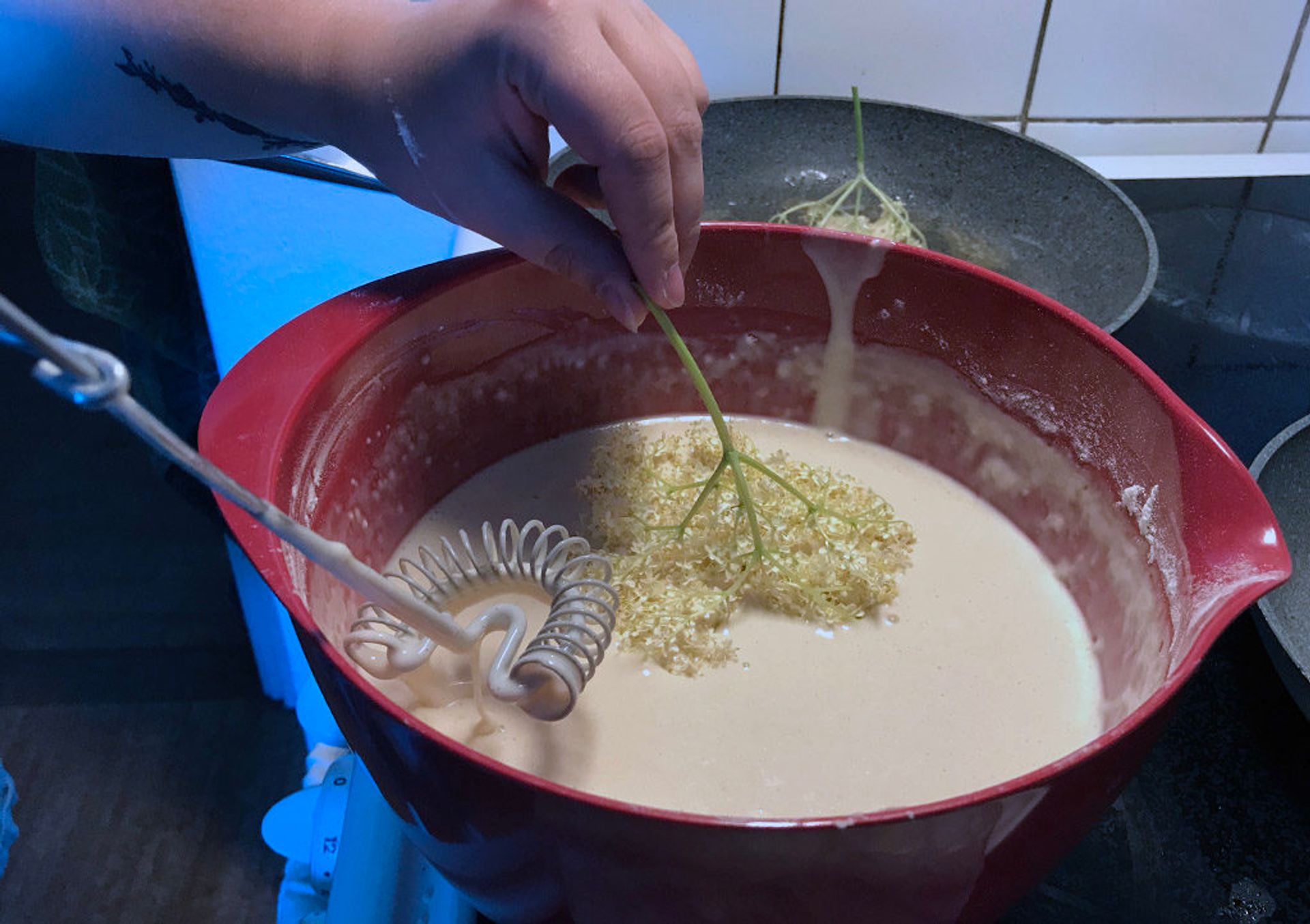 Elderflower pancake, very sustainable! (Source: Sania)