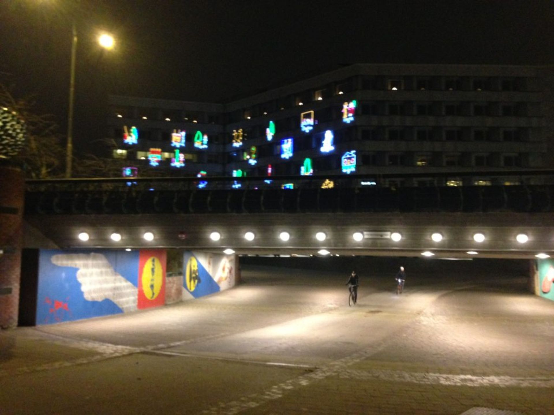 Nighttime in Malmö, December 2017