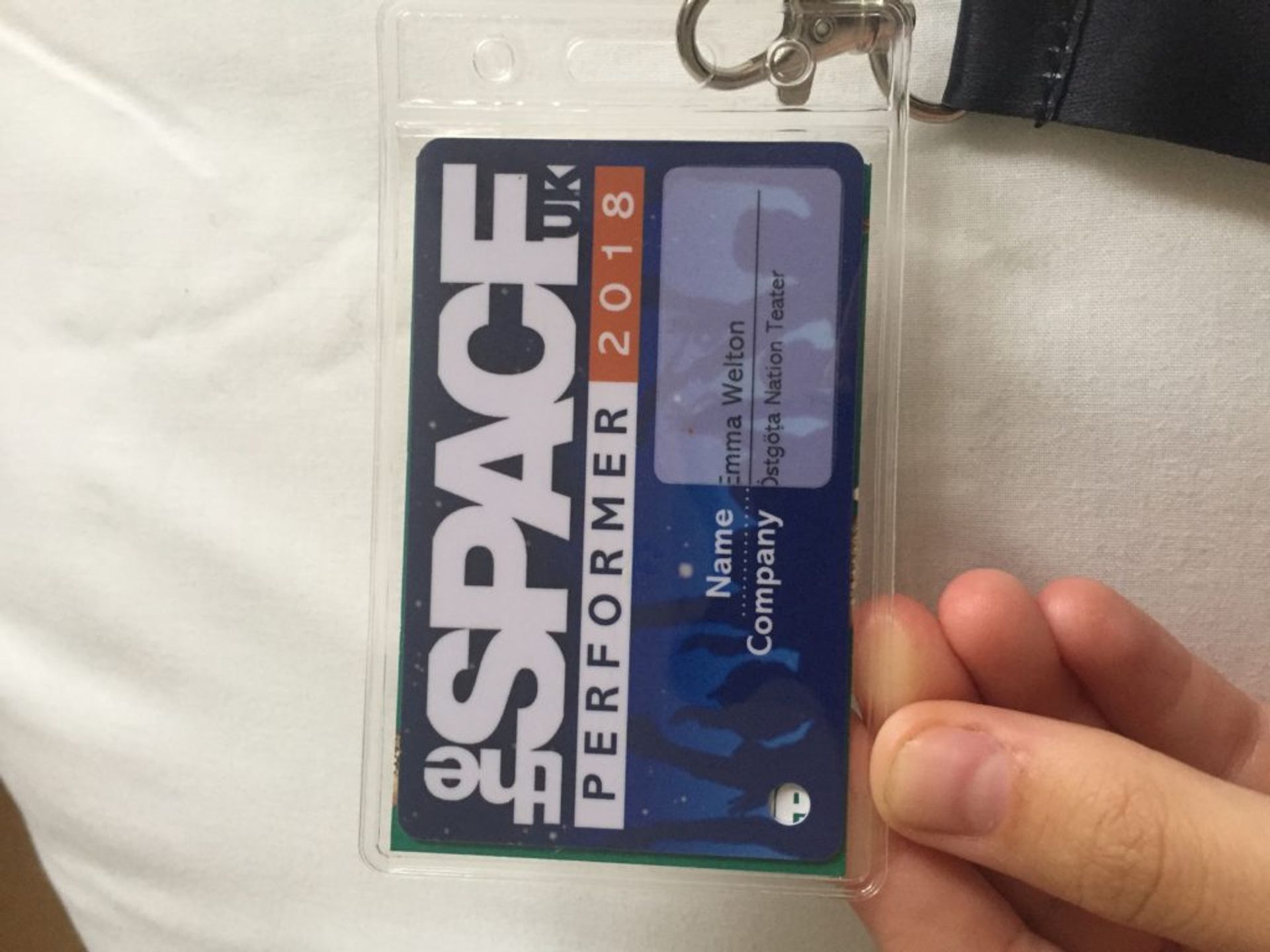 Venue pass in Edinburgh! / Photo Credit: Emma 