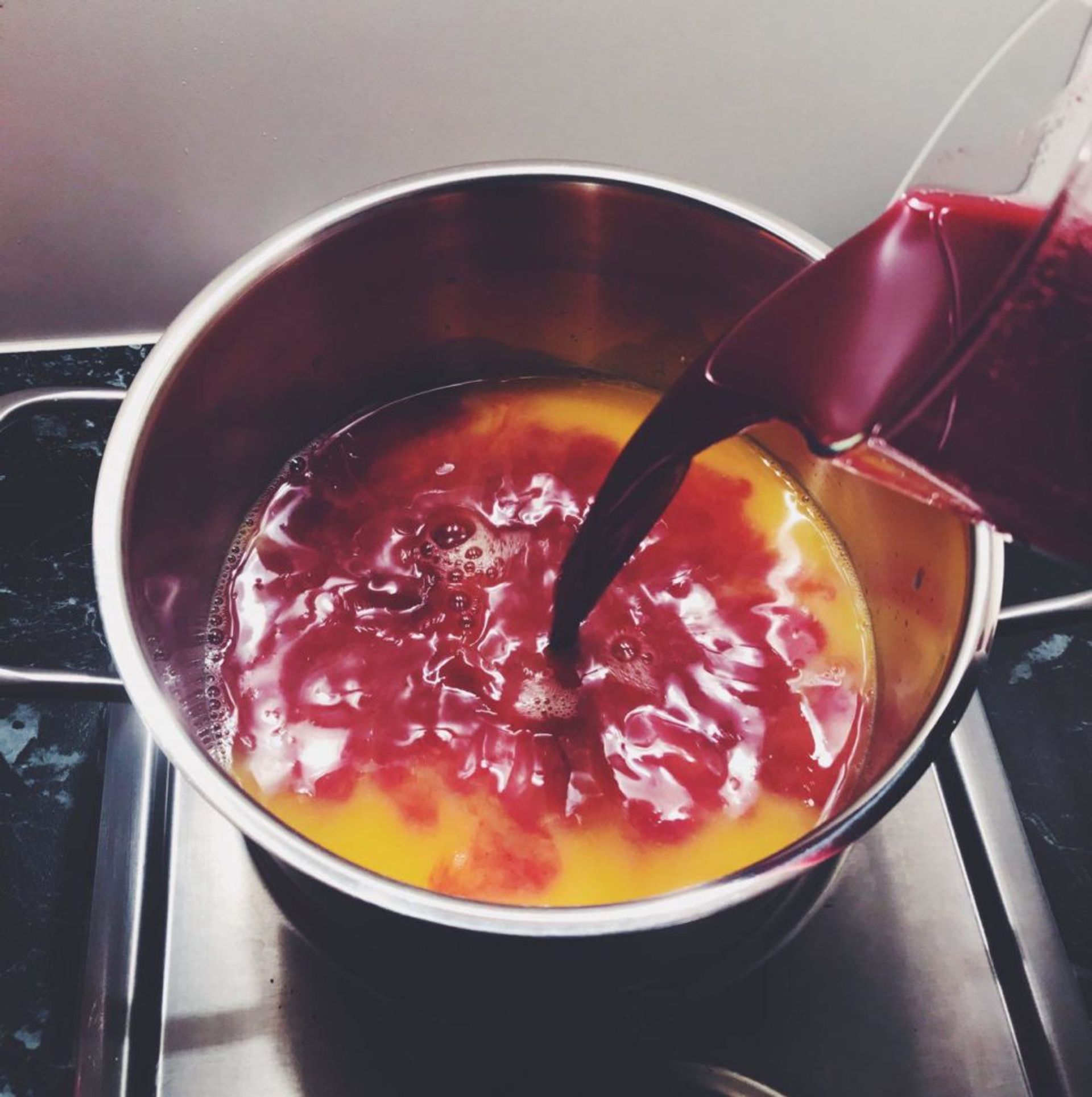 juices in a pot