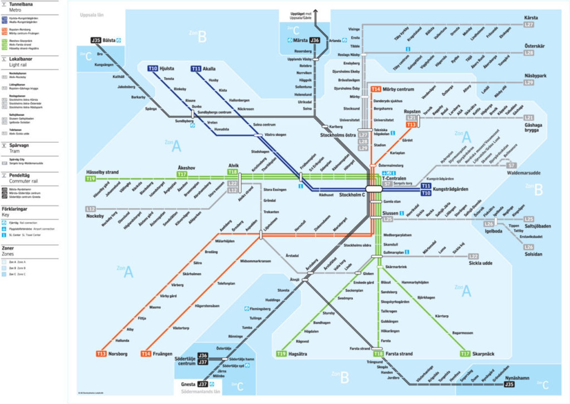 Screenshot of metro map.