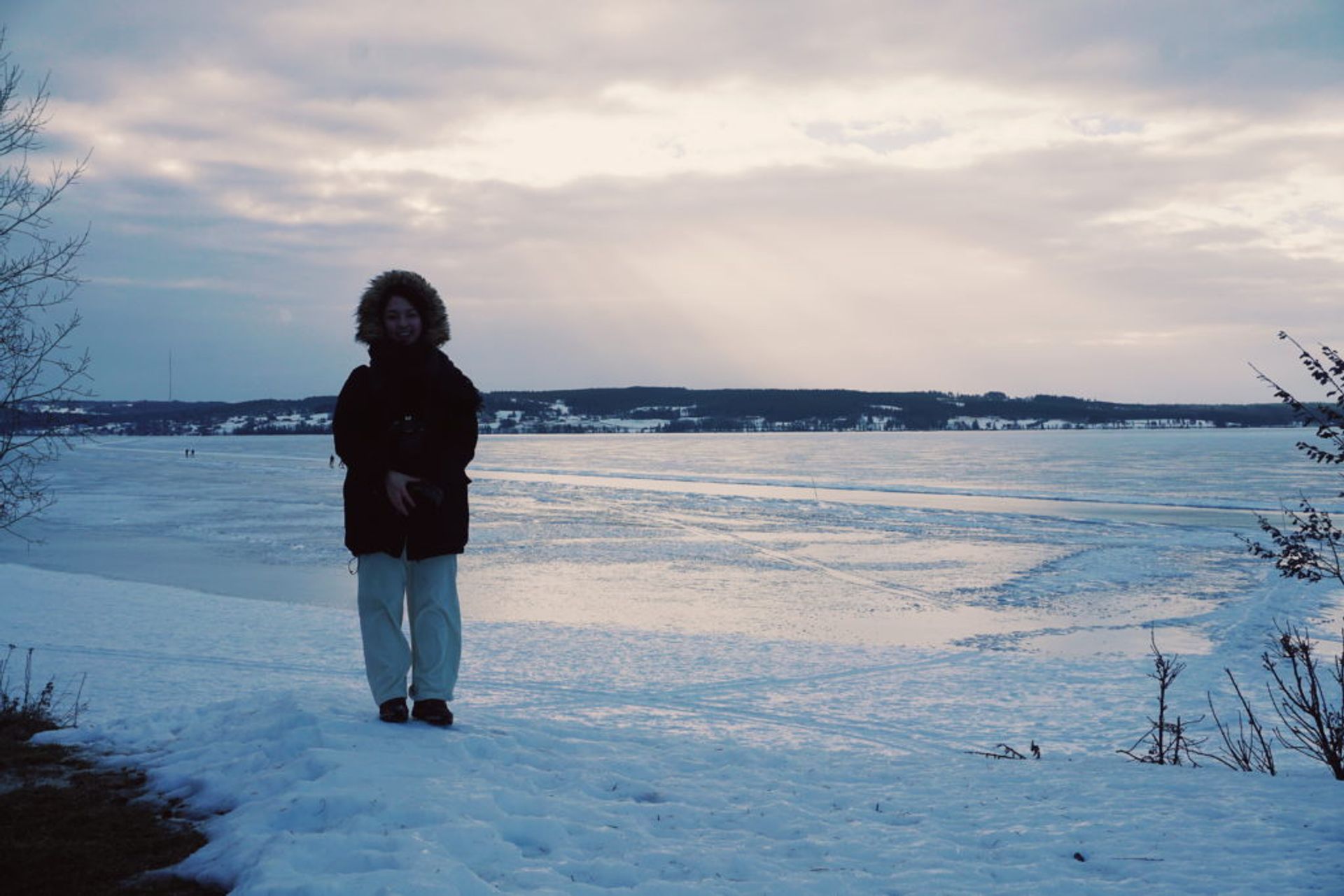 Hyunjin at the lake.