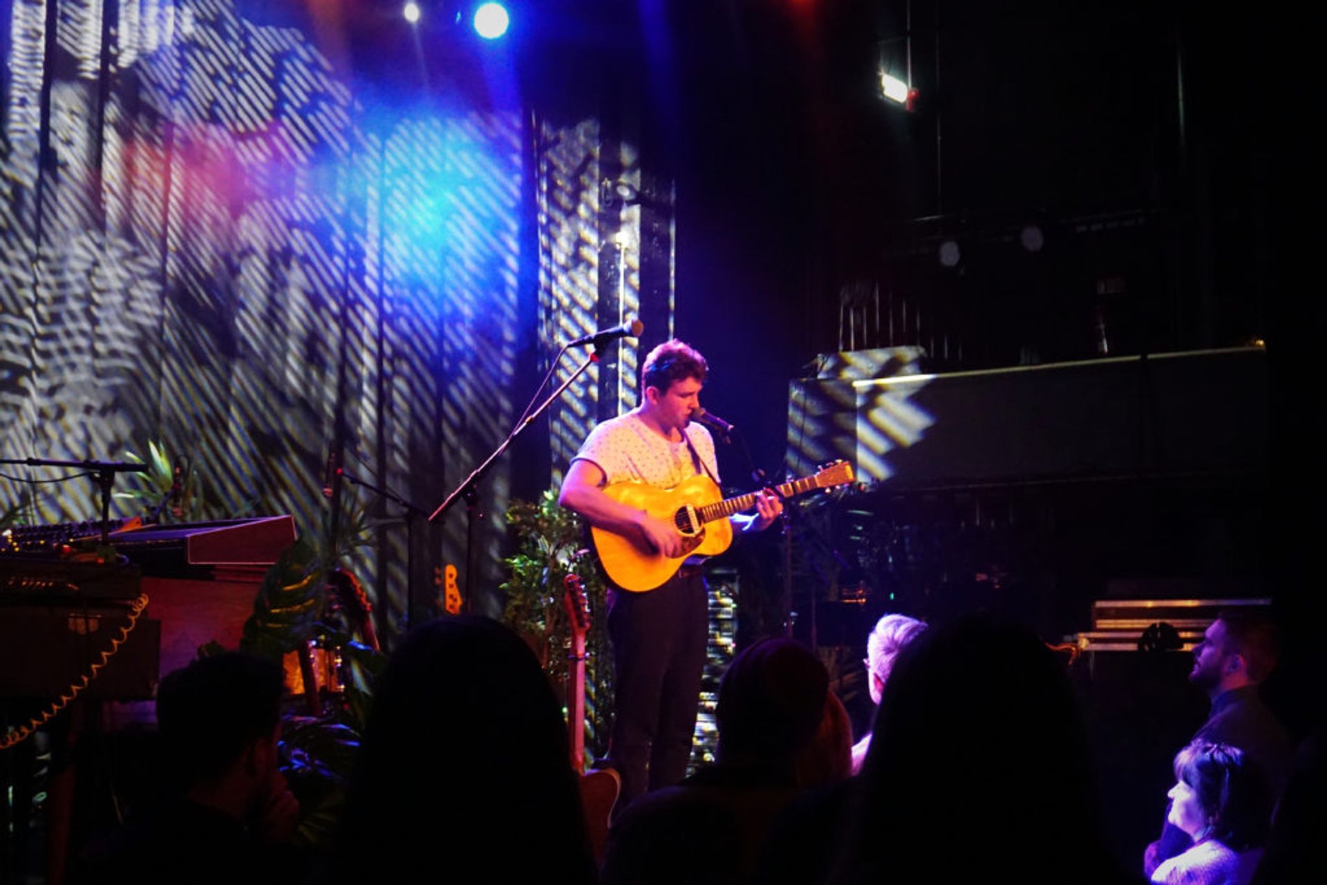 The singer Axel Flóvent at Pustervik stage,