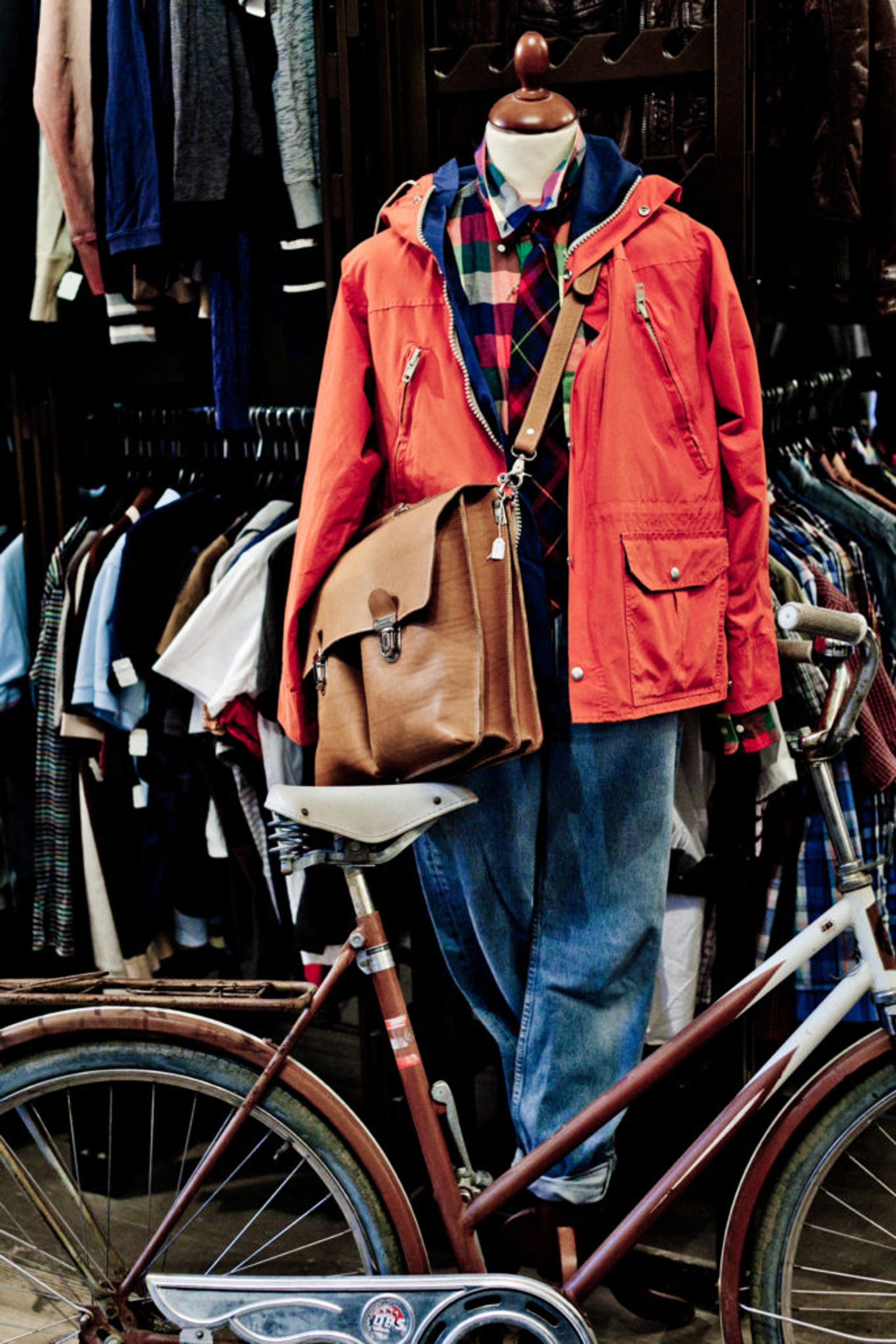 Mannequin in a second hand store.