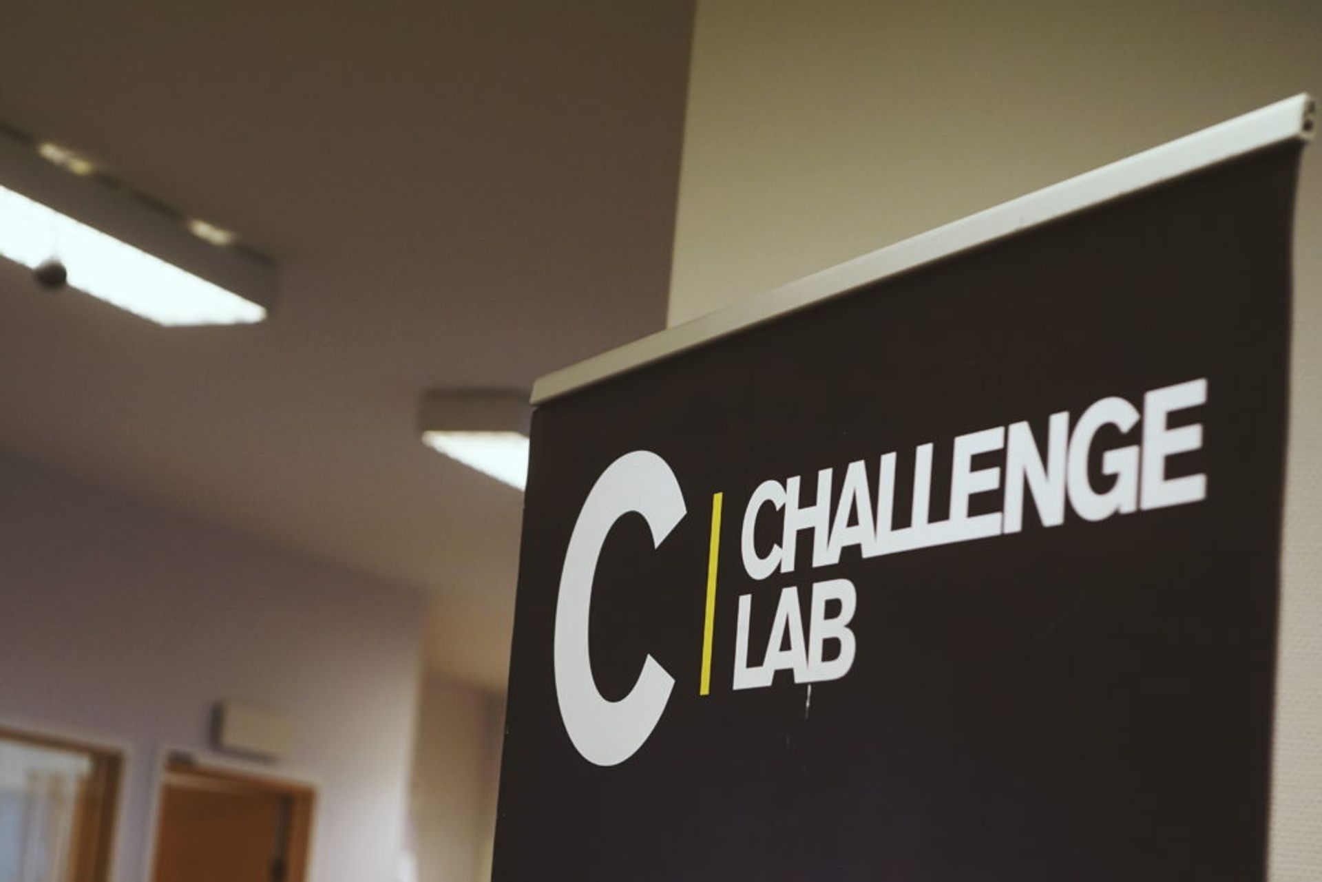 Close up on Challenge Lab Logo.