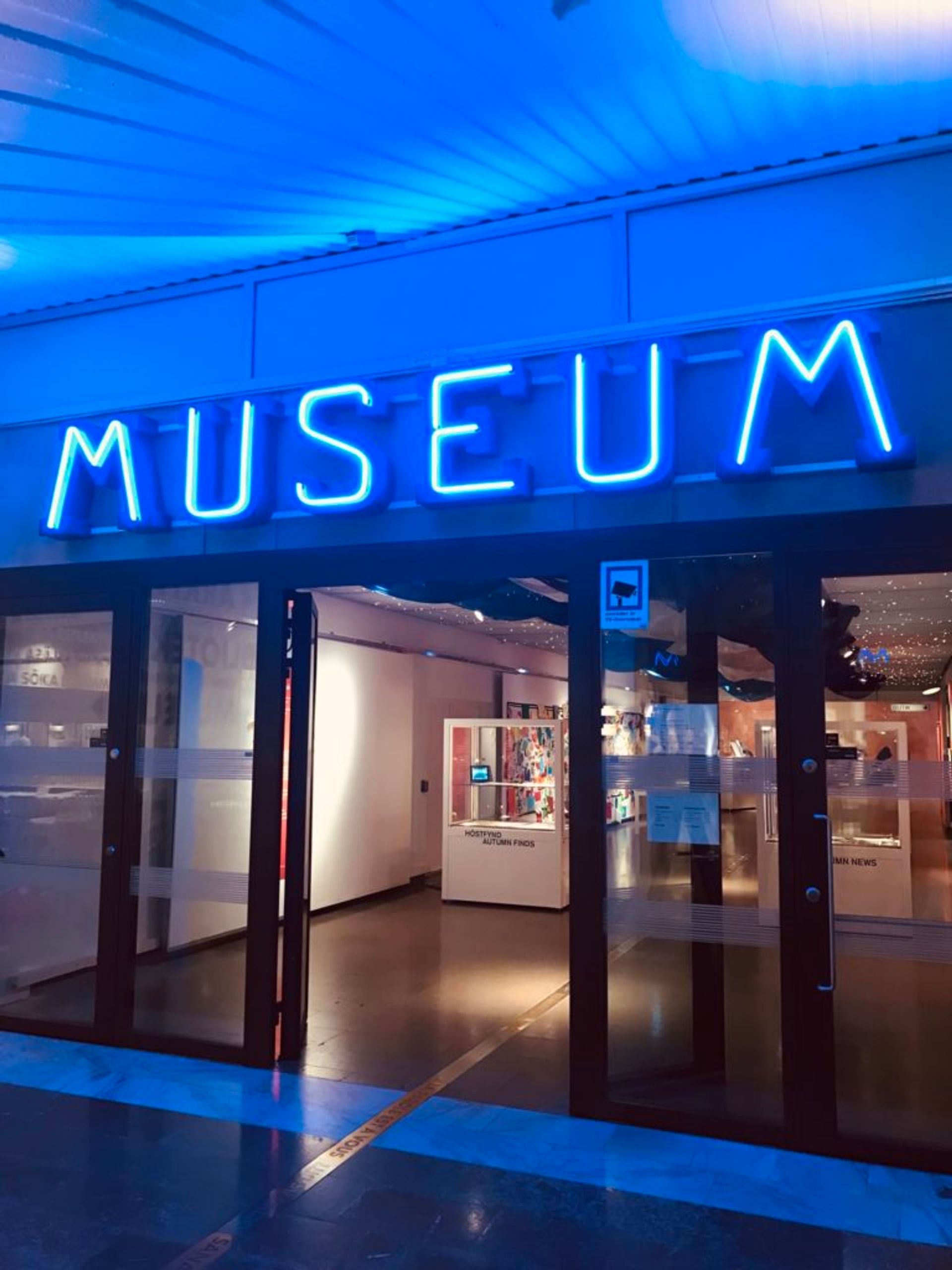 Entrance to a museum.