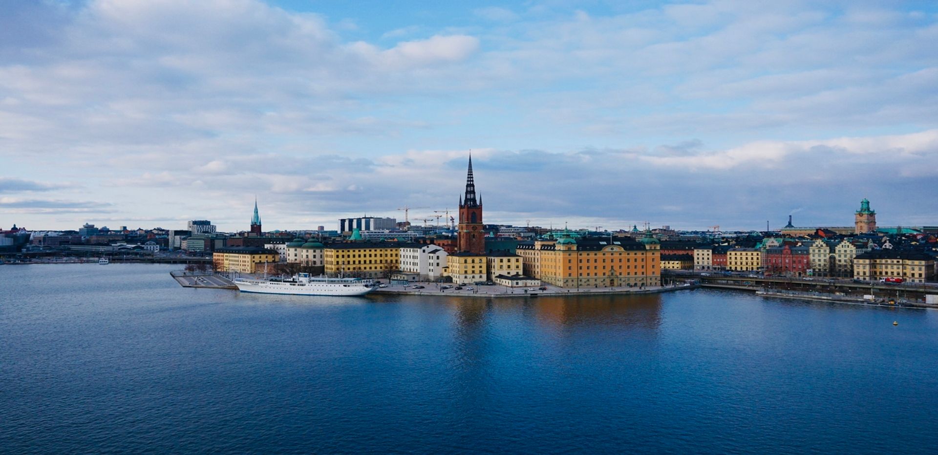 A panoramic view of Stockholm City