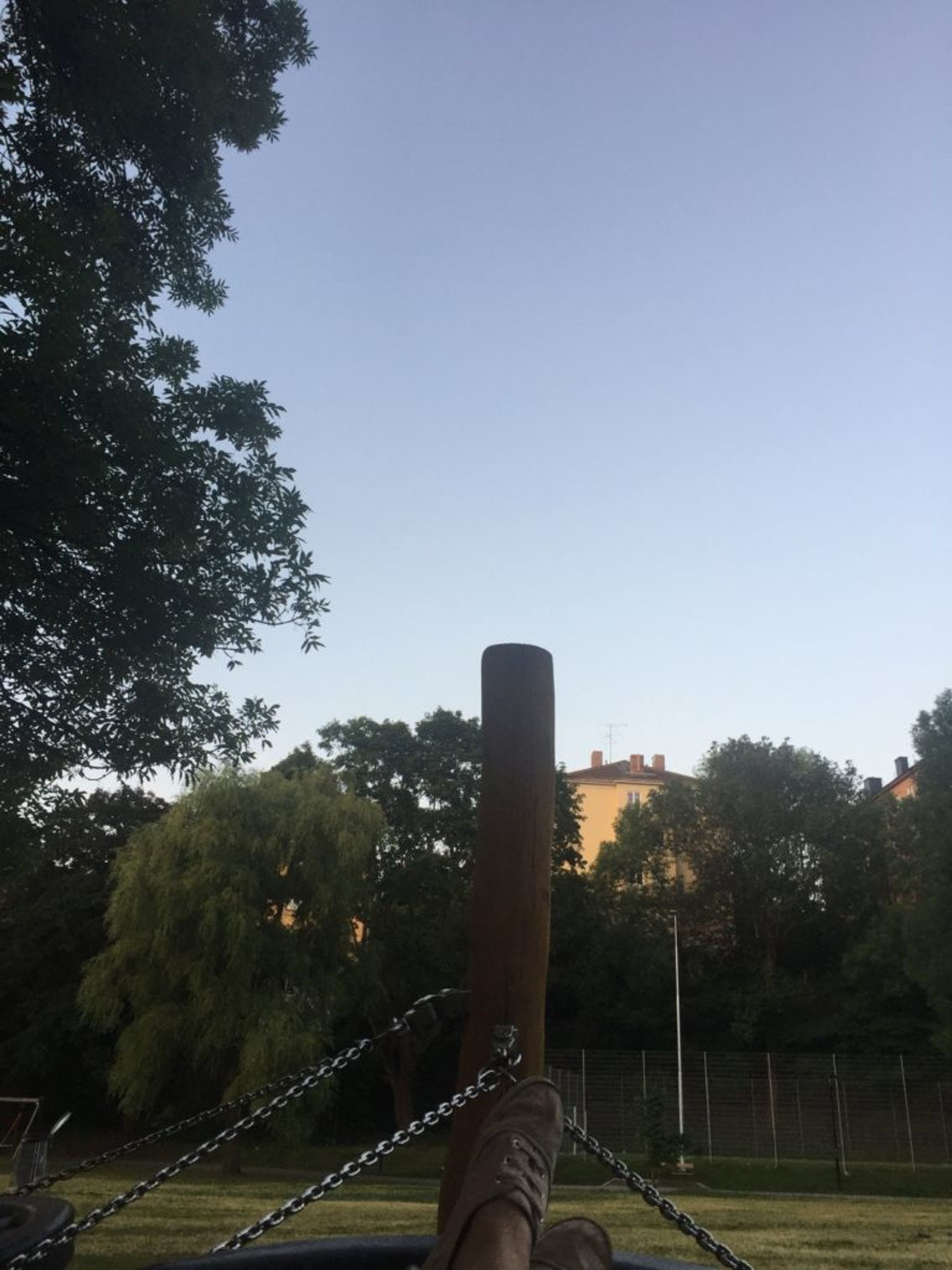 The referred to hammock-morning, 3:30am in Stockholm