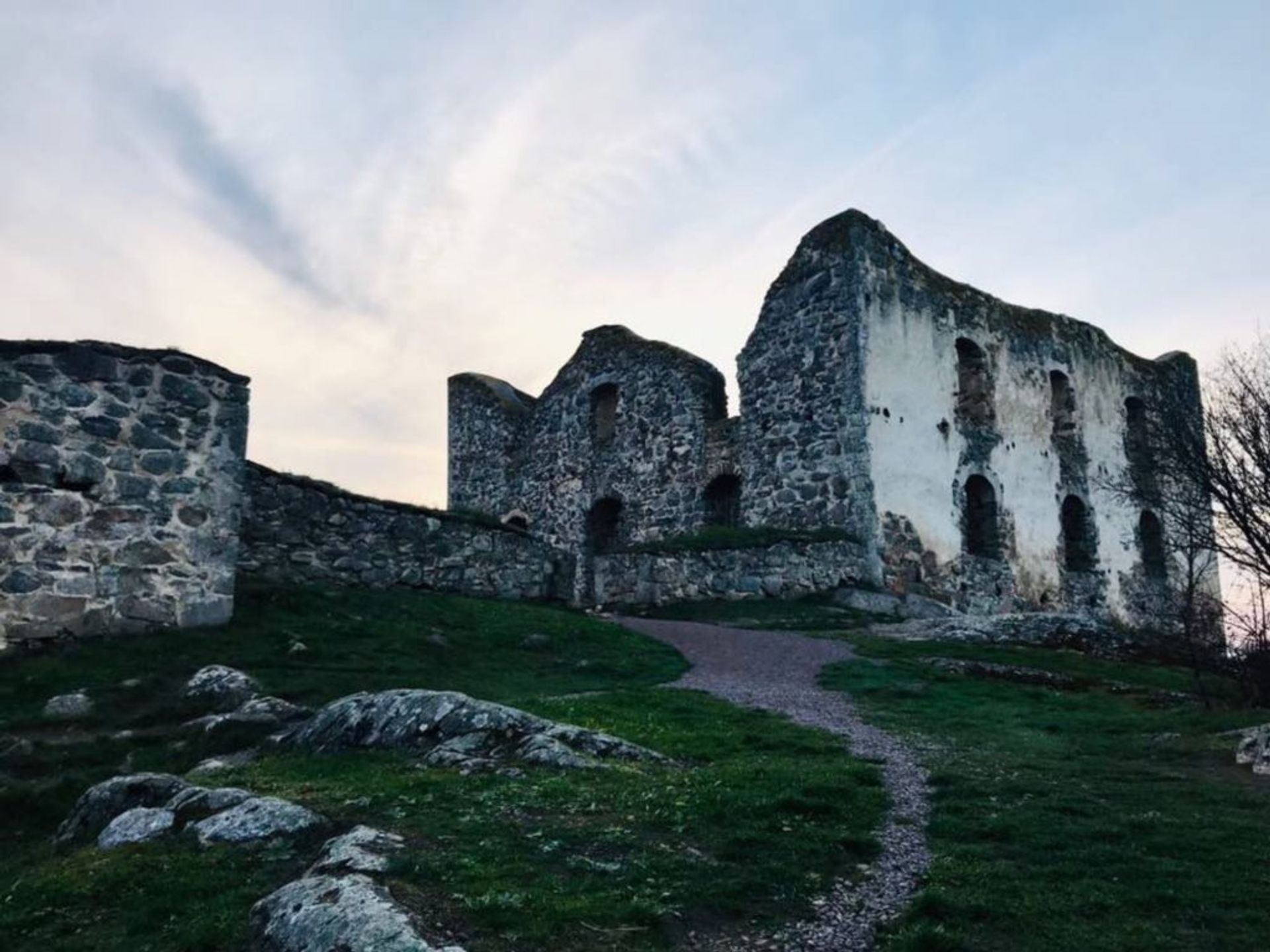 A large ruin.