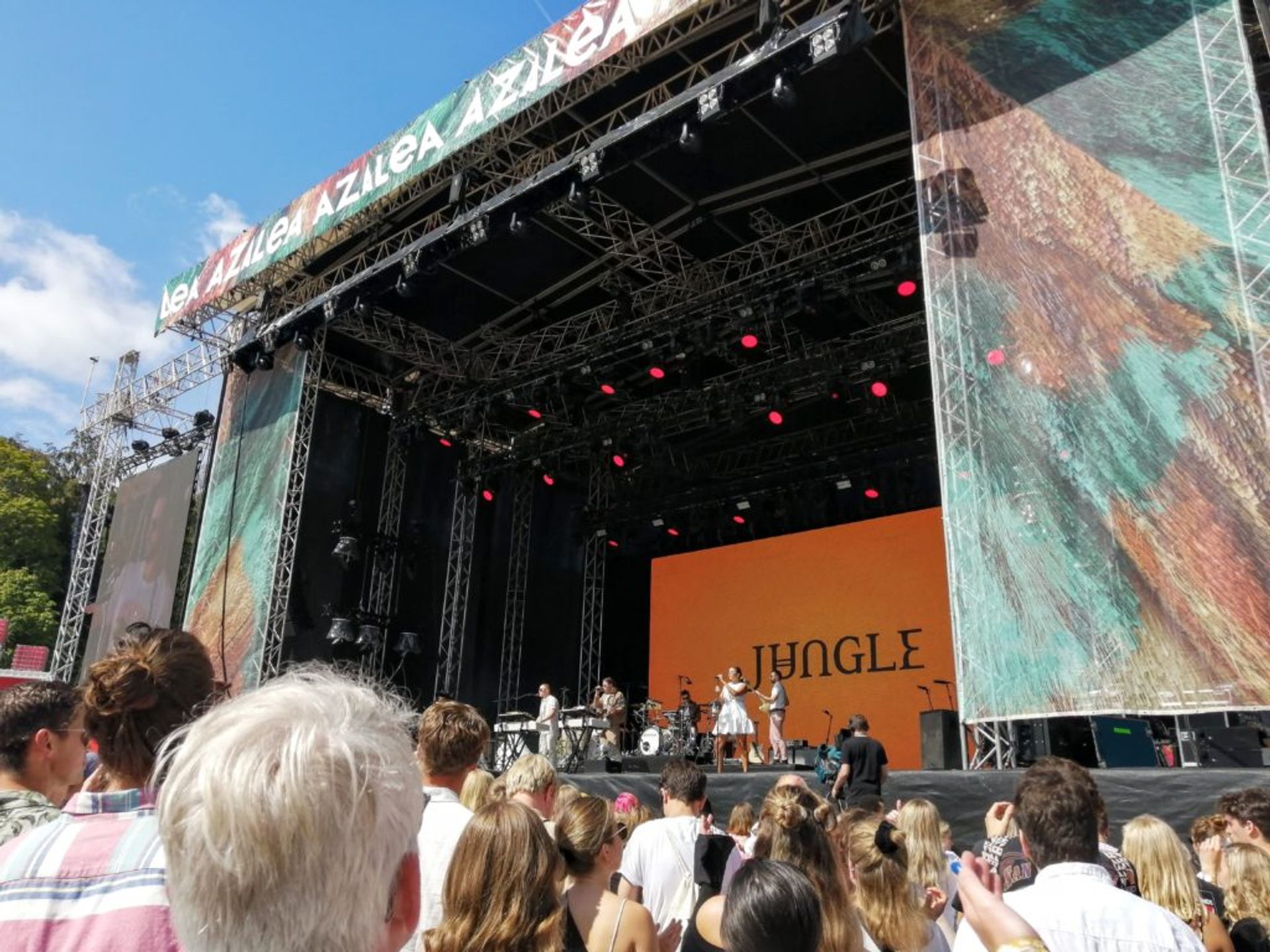Jungle performing at Way Out West