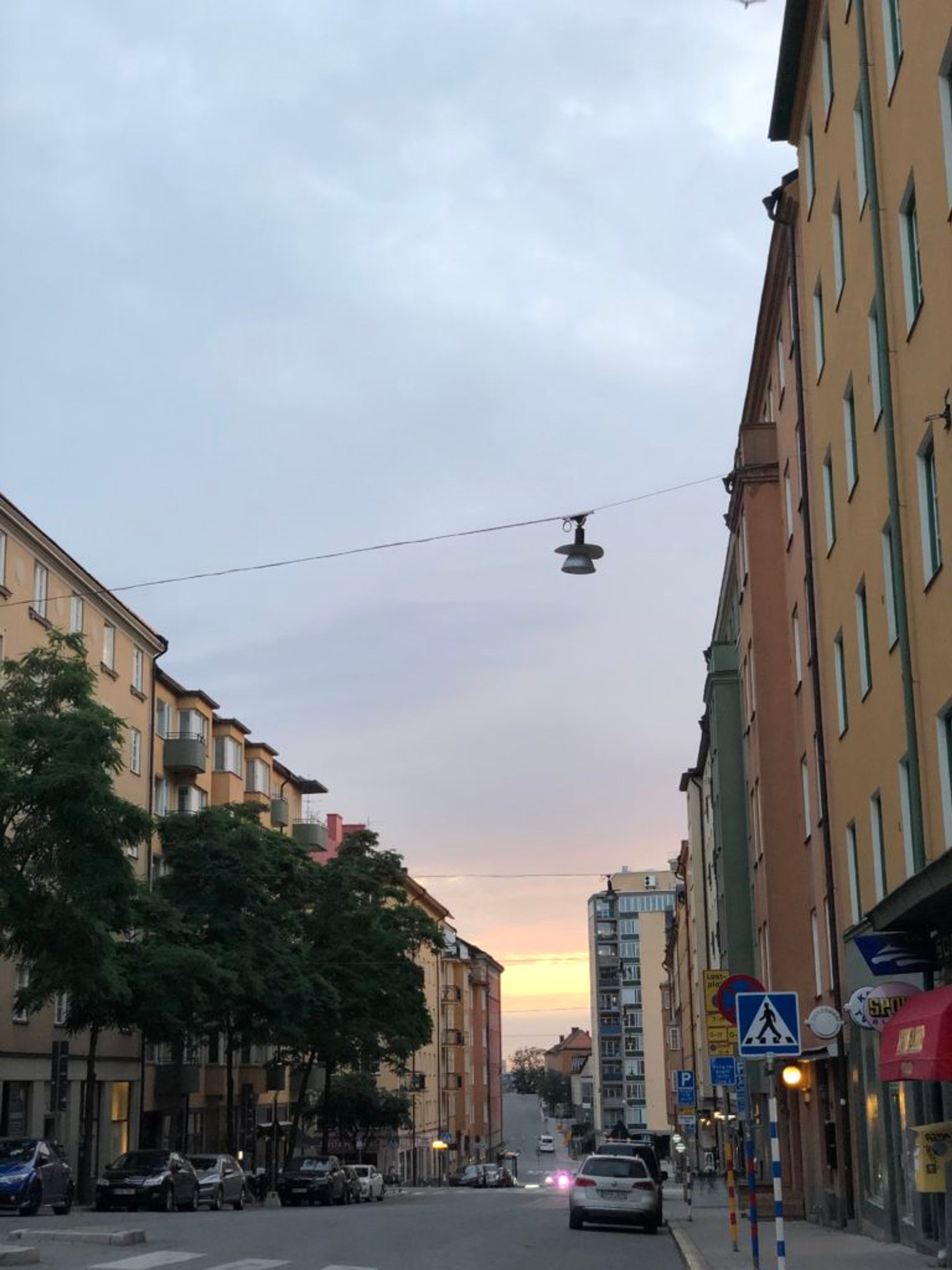 A 3am walk home in Stockholm, Summer 2019 