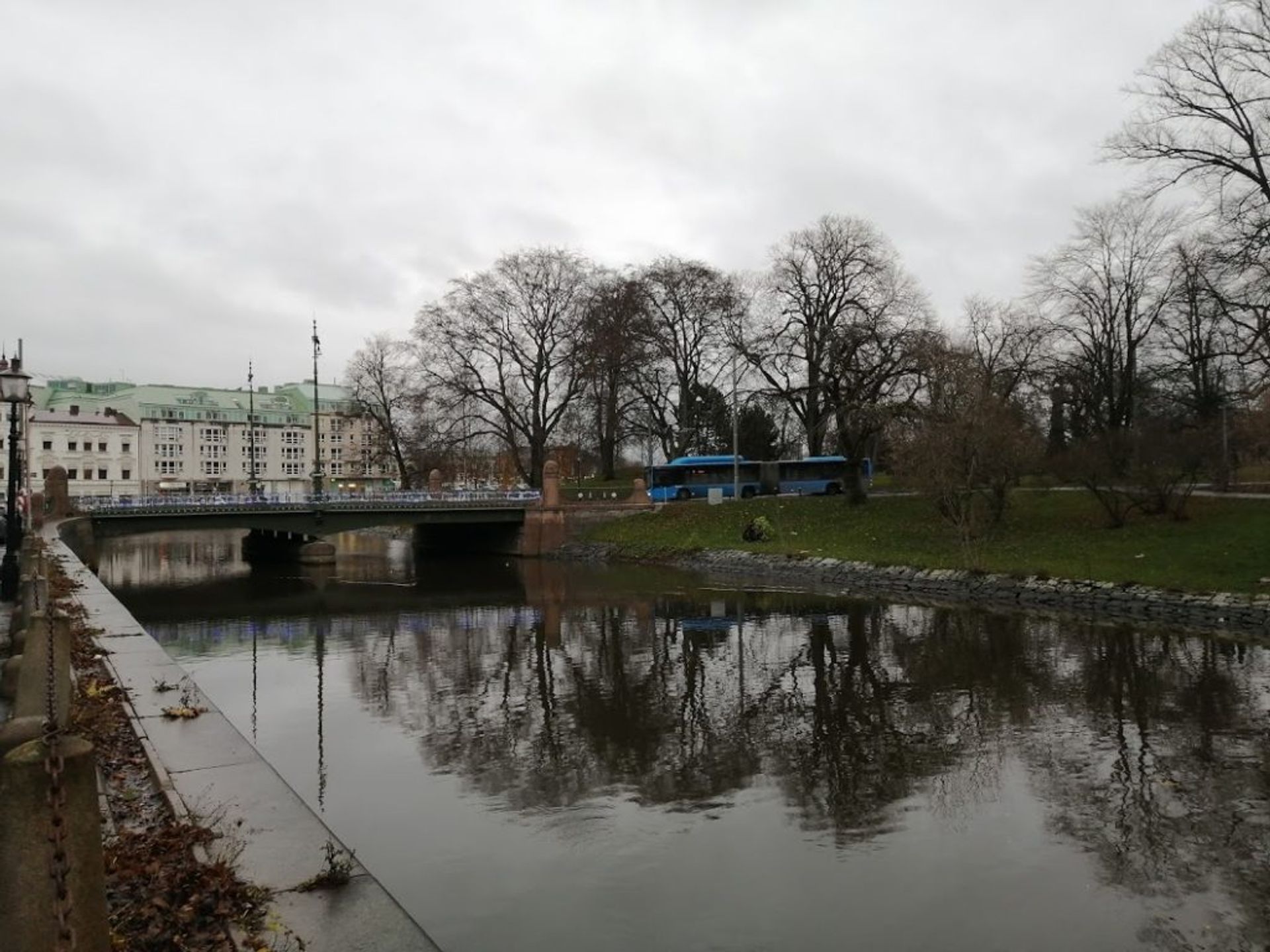 River bank in Gothenburg.