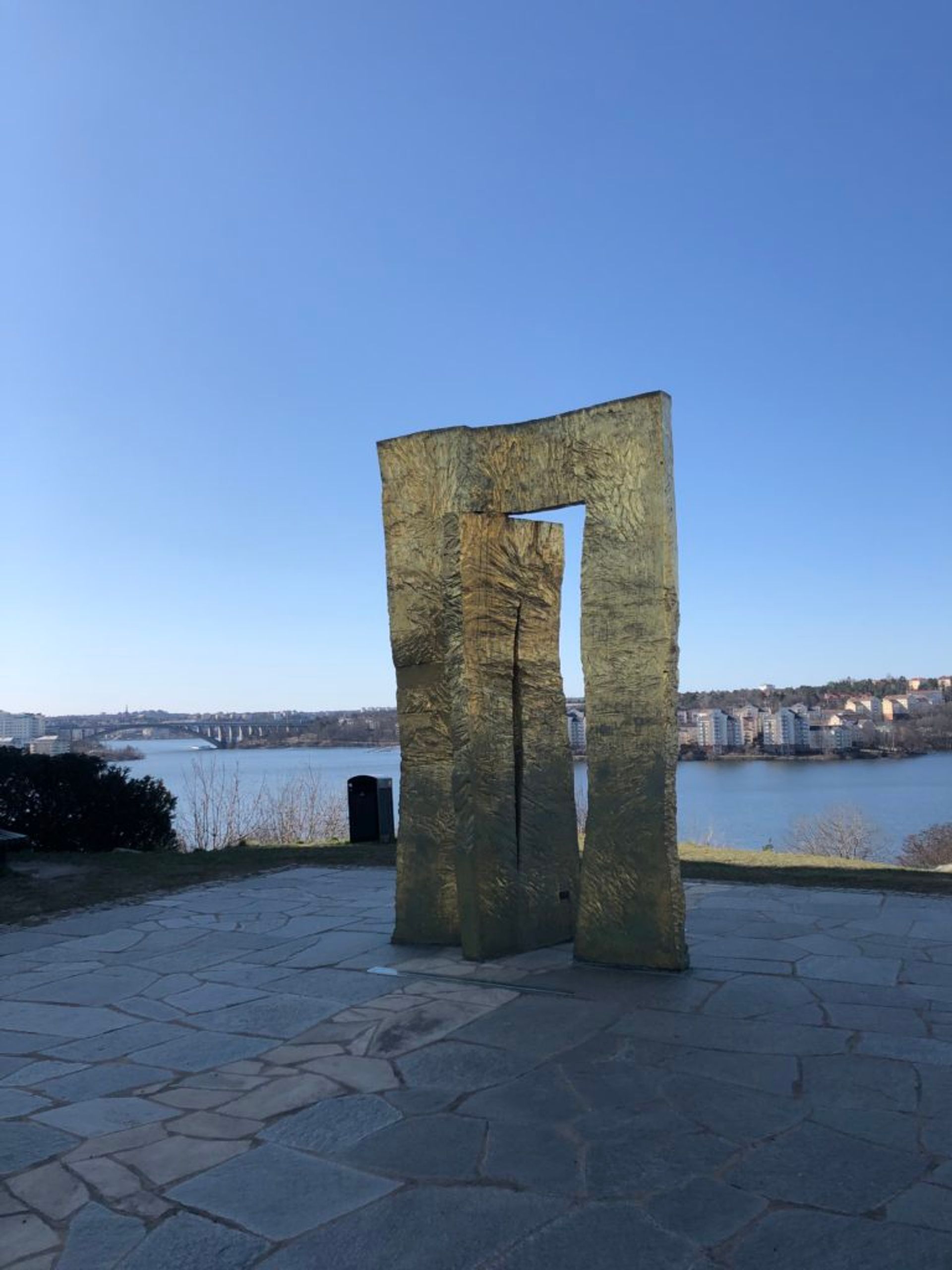 Golden gate public art.