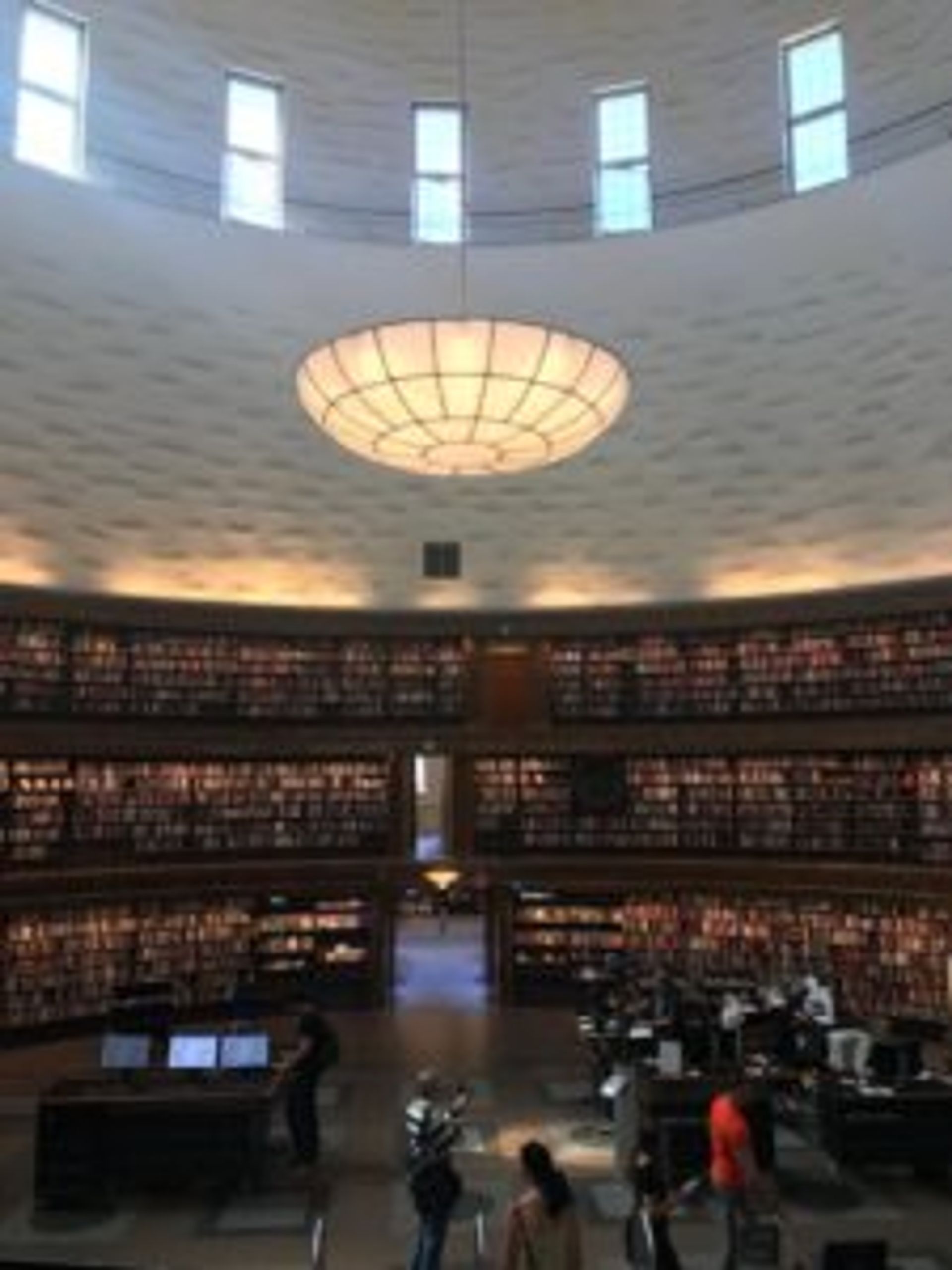 Thousands of books in Stockholm's City Library.