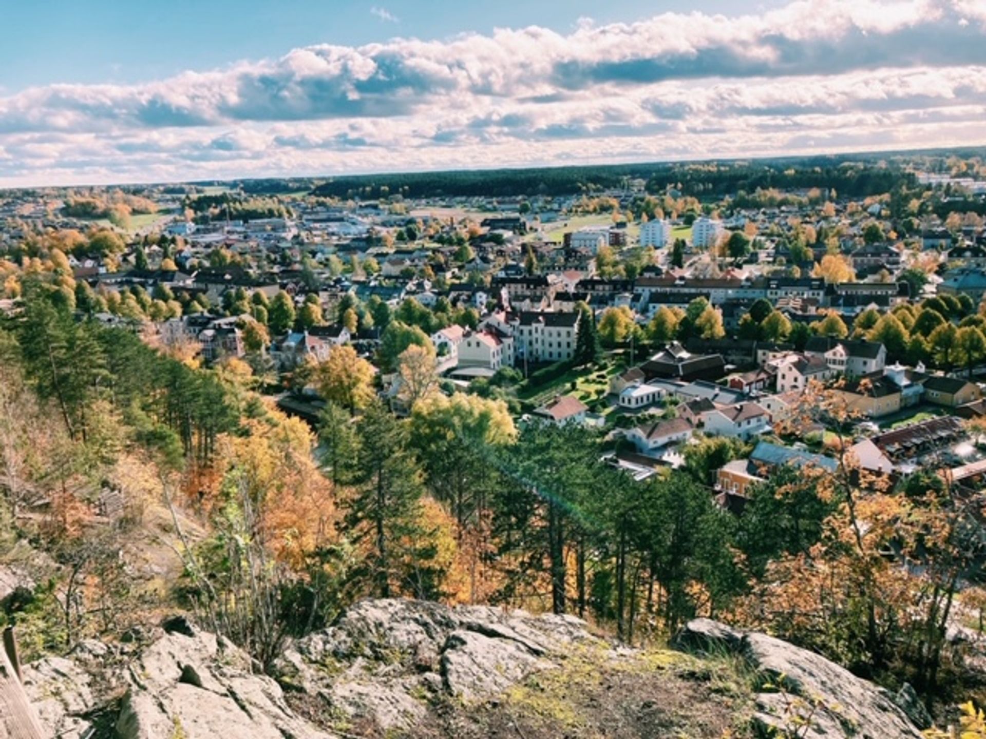 Cliffs overlooking Söderköping.