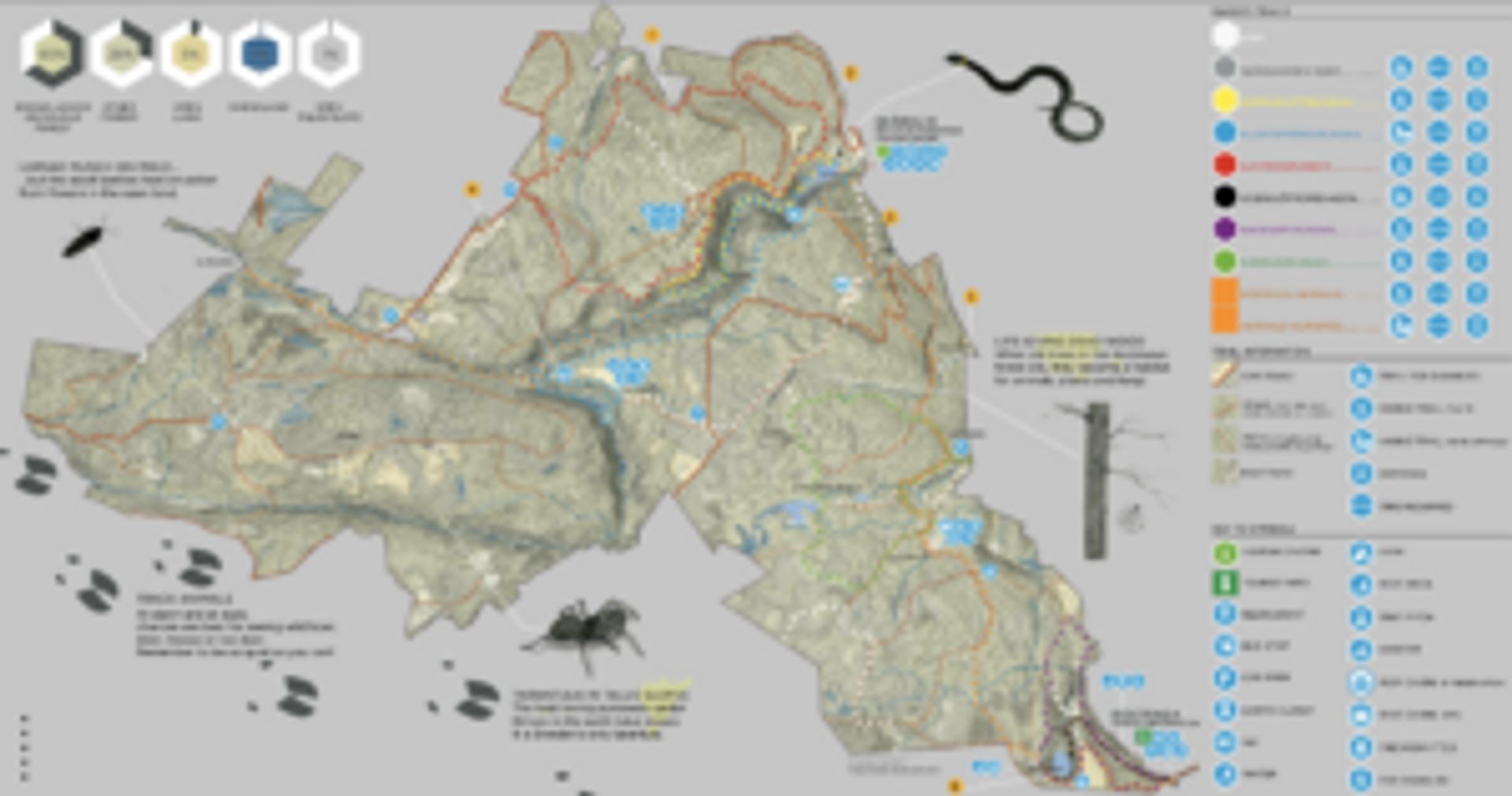Map of Söderåsen National Park.