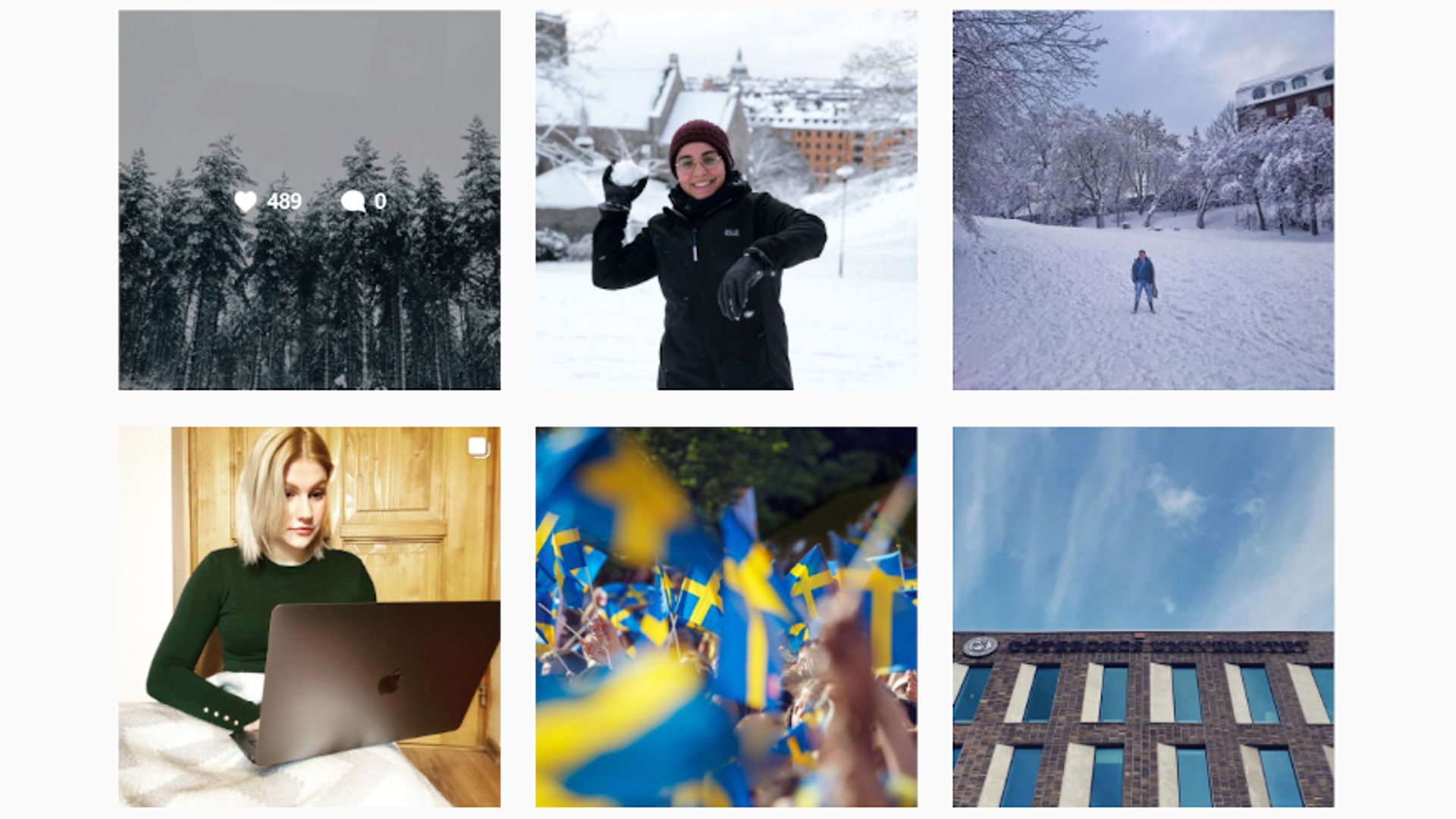 Images of Study in Sweden Instagram page