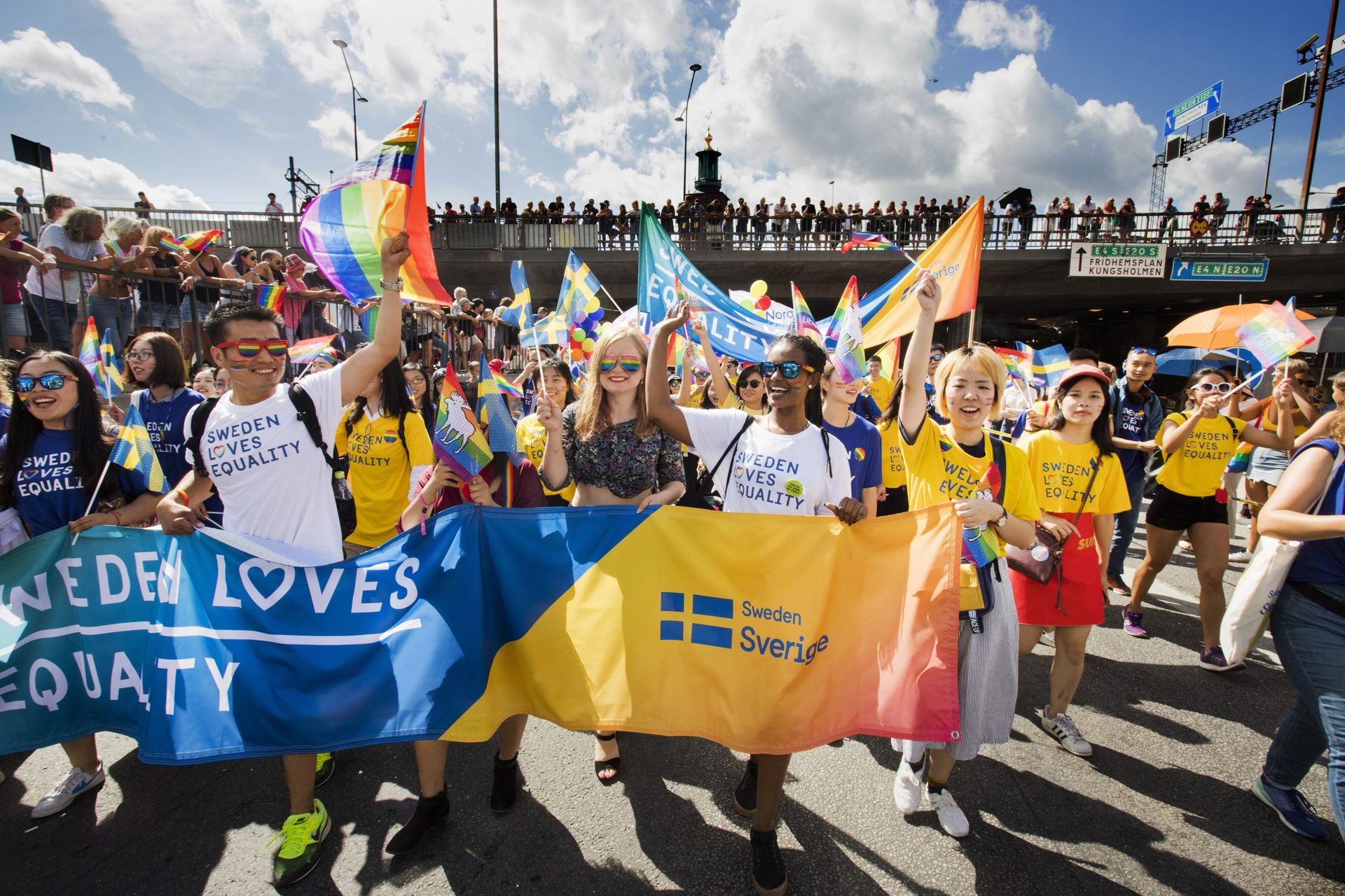 Student pride parade