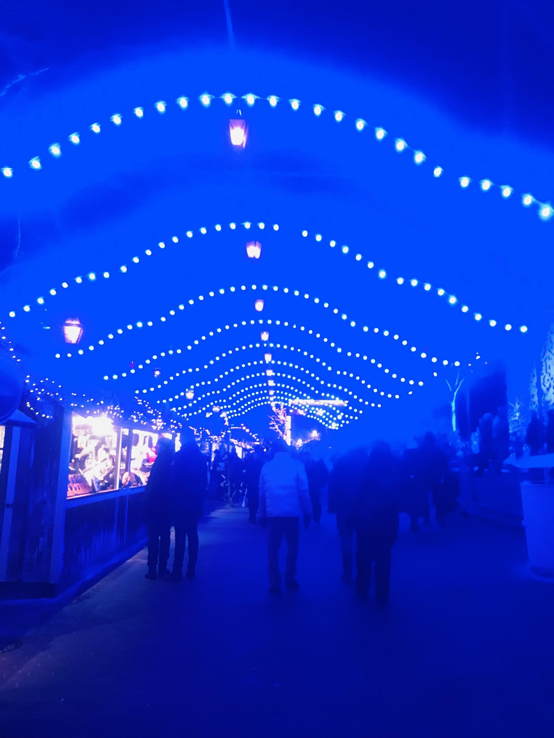Christmas market at Liseberg Amusement Park