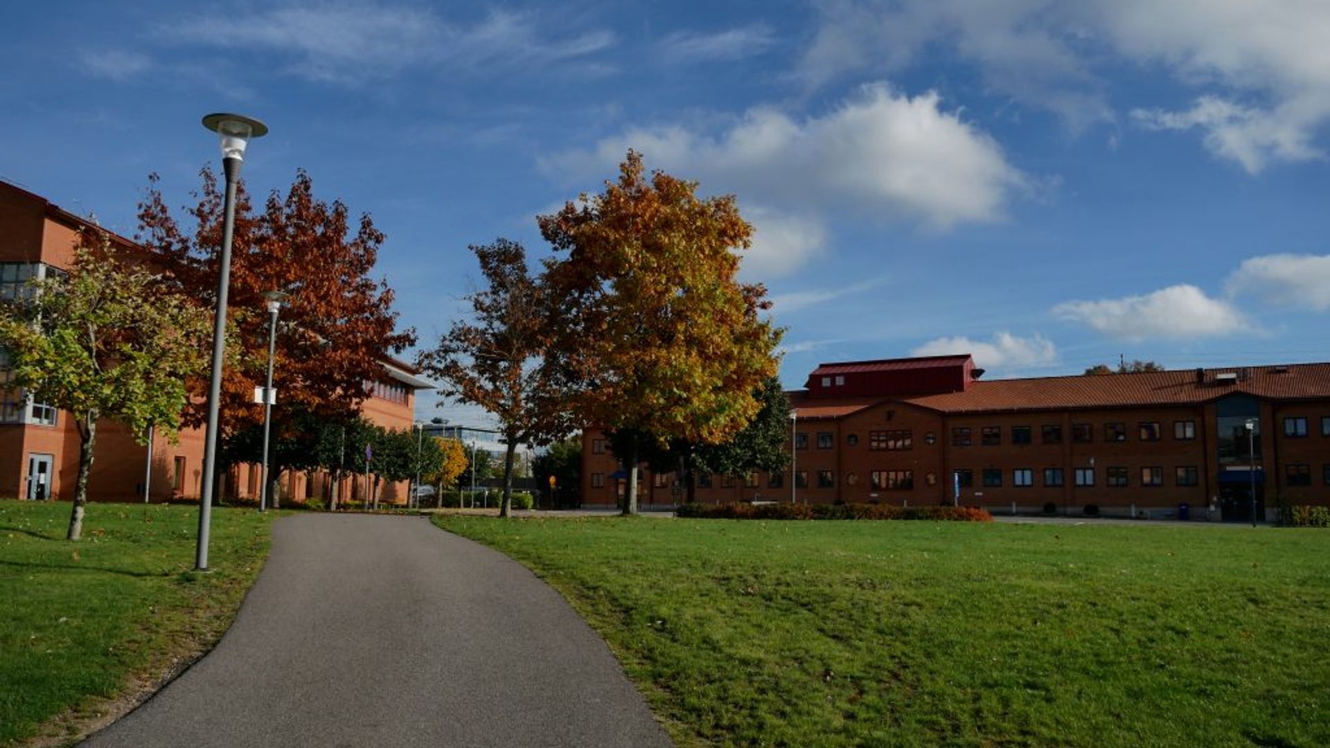 Campus at the University of Skövde. 