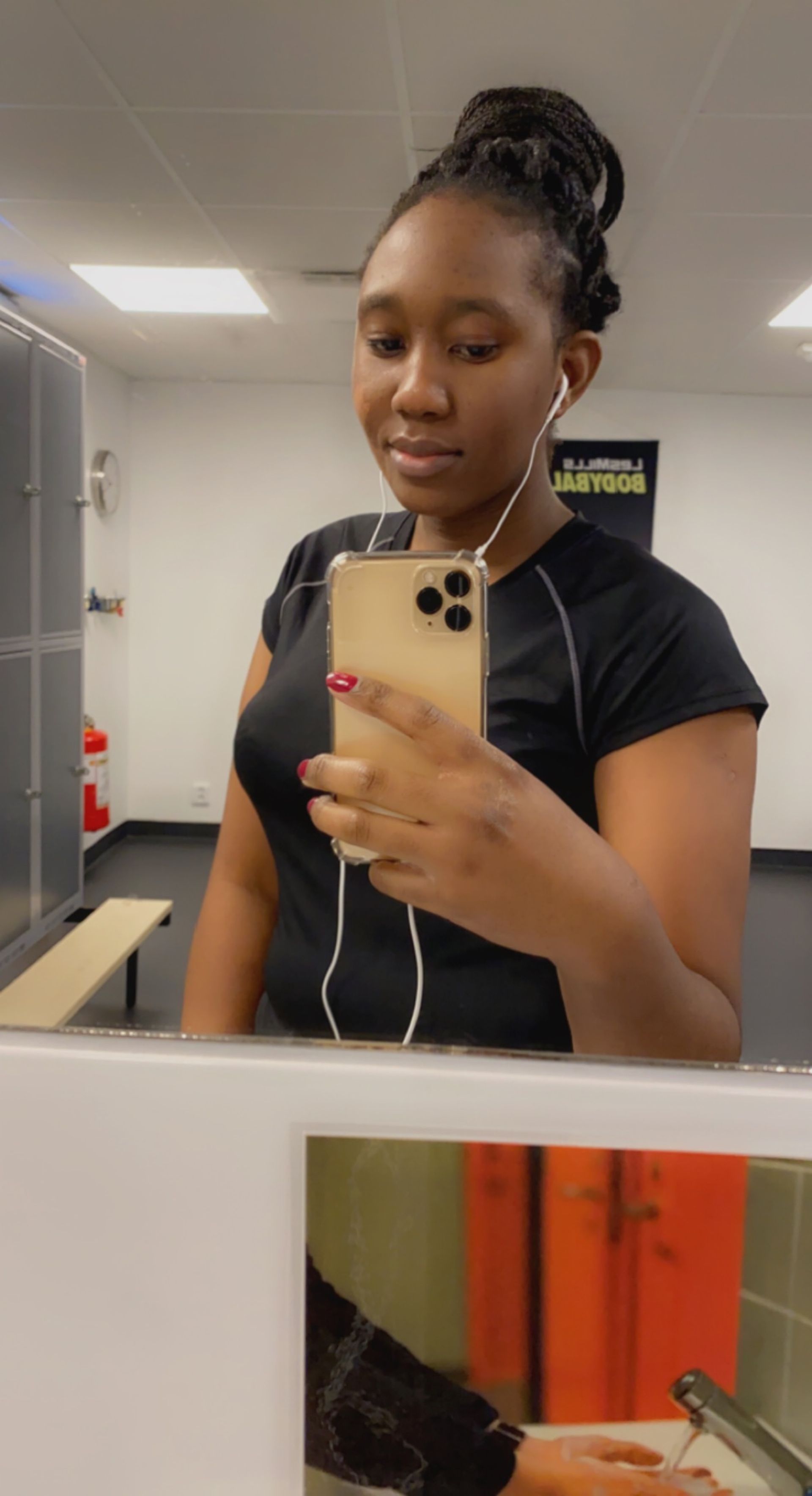 Nozinhle at the gym