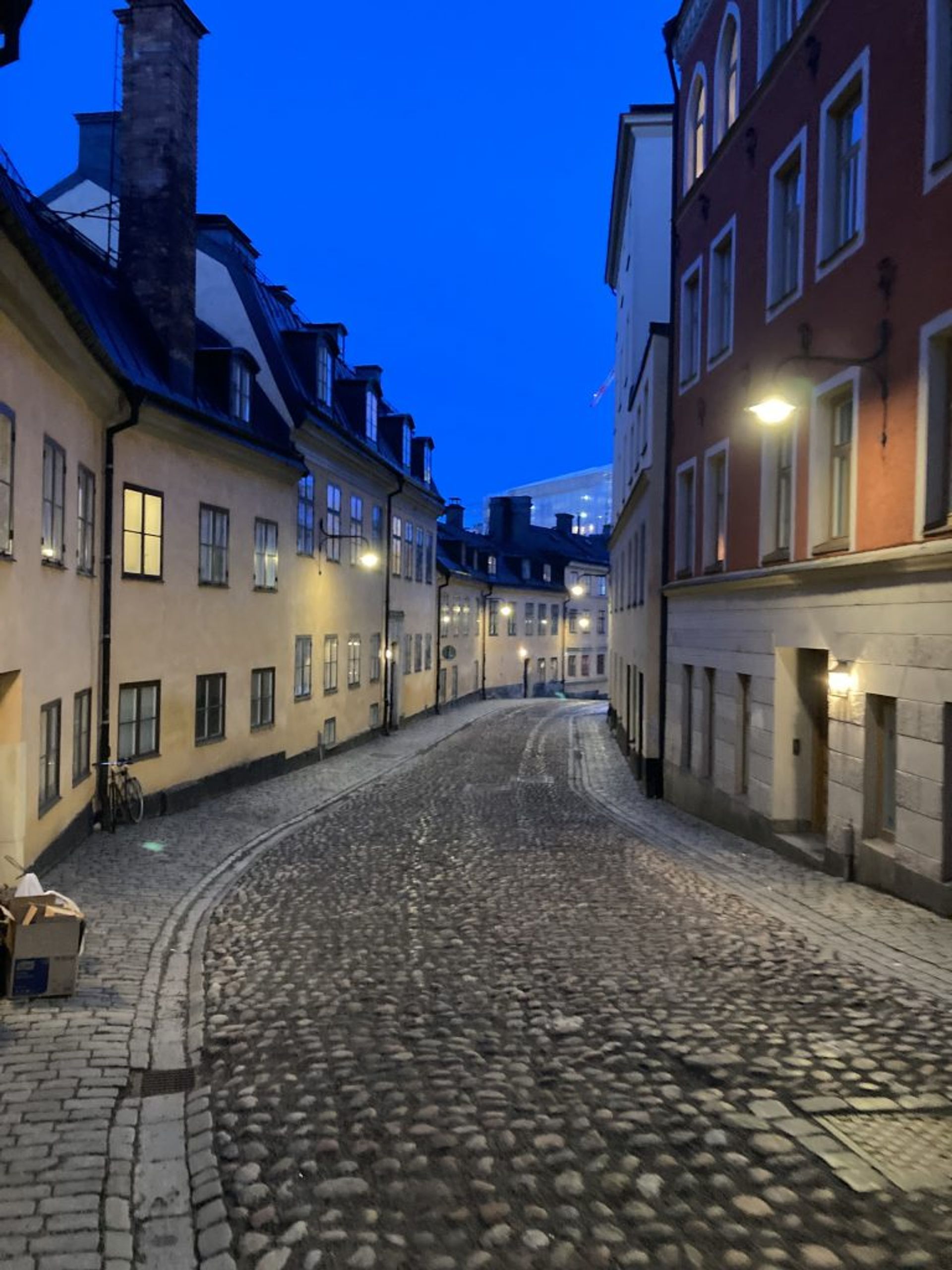 A street in Stockholm.